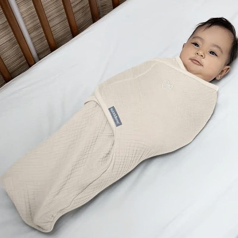 SwaddleMe Musselin Original Svøpeteppe, cream