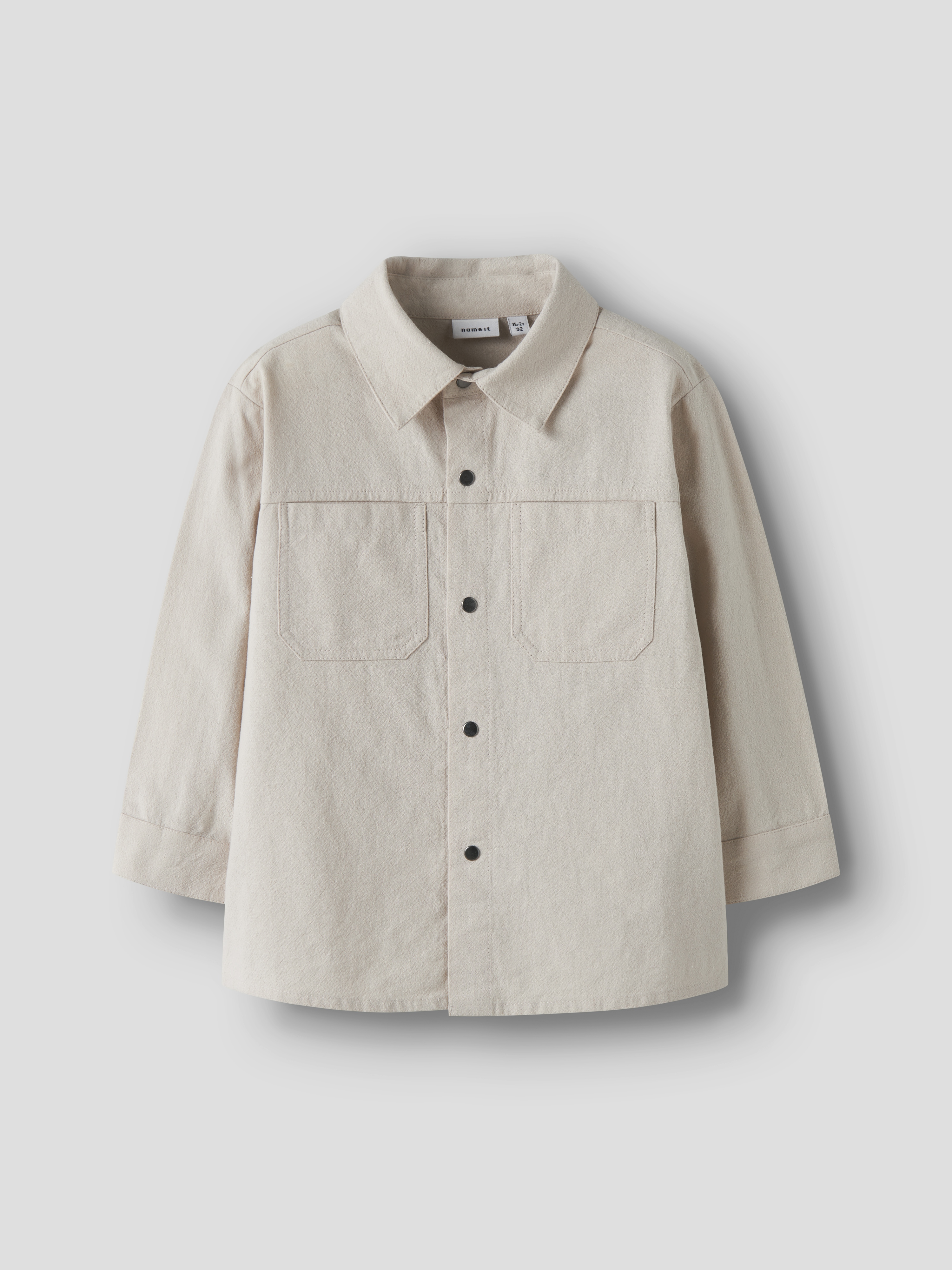 Name It Derik skjorte Grå - 11049129-Chateau Gr-92 cm - 1