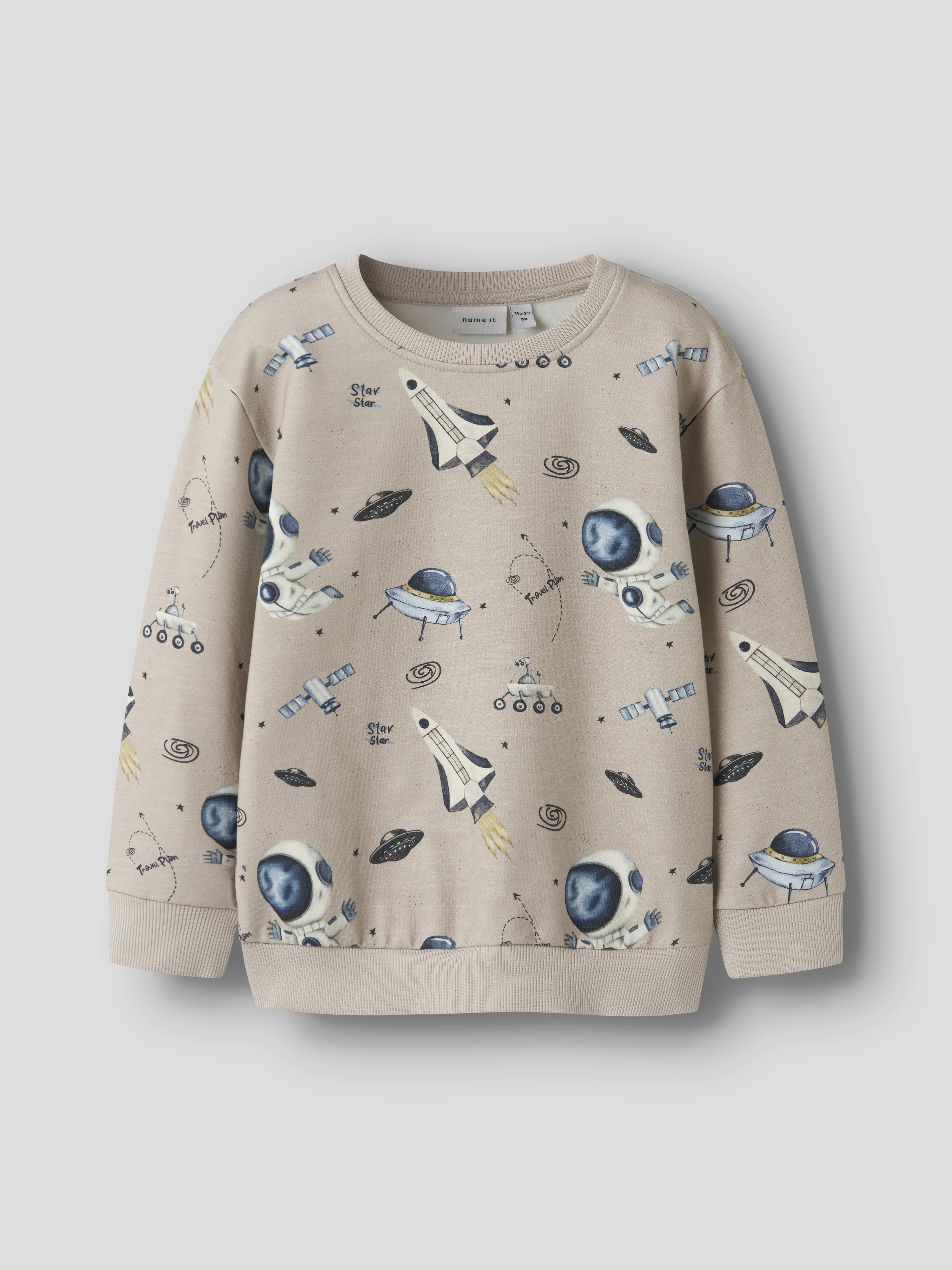 Name It Dace genser Grå - 11049130-Chateau Gr-92 cm - 1