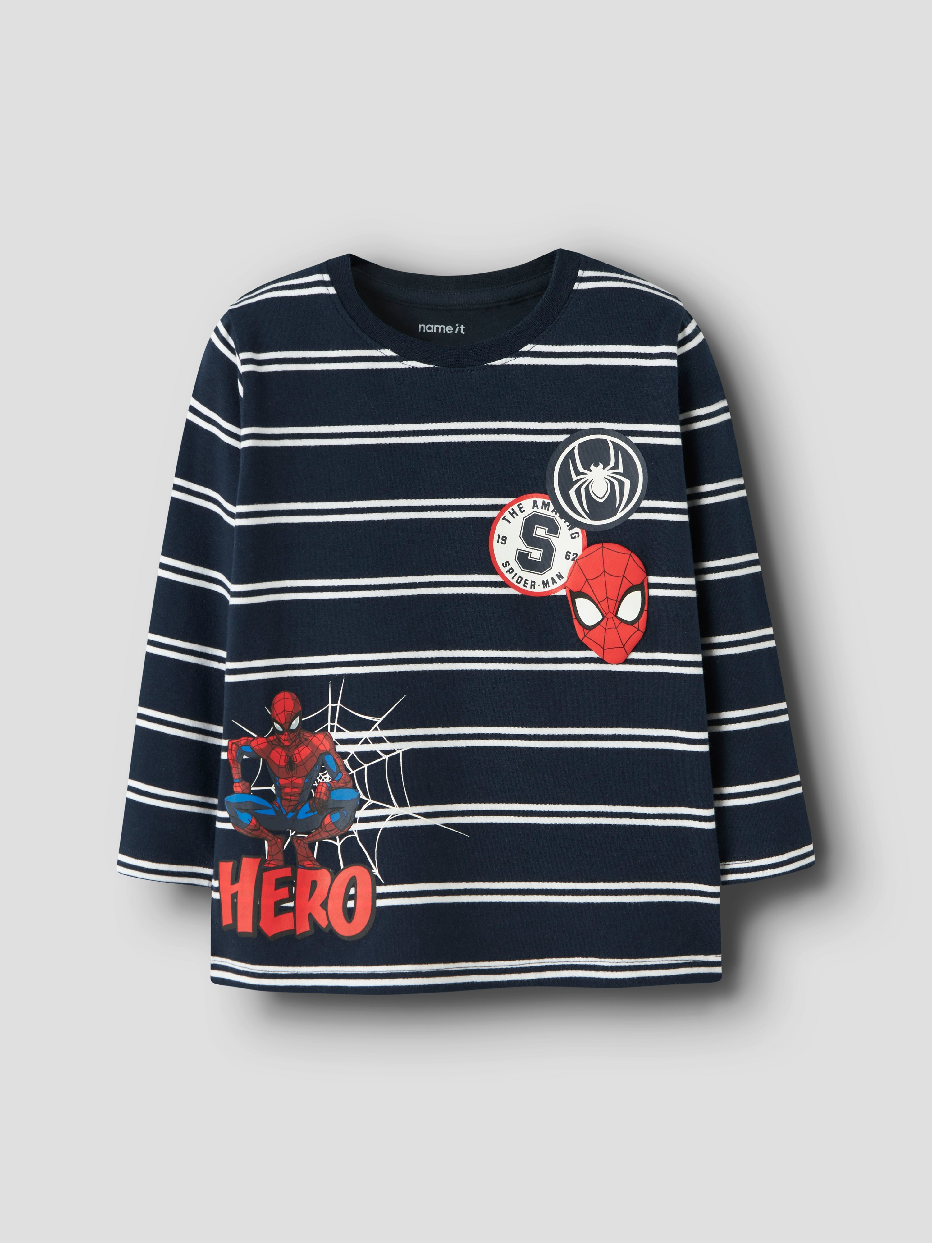 Name It Spiderman genser Blå - 11049135-NavyBlazer-98 cm - 1