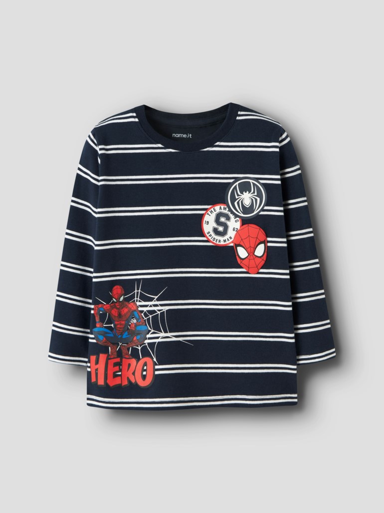Name It Spiderman genser Blå - 11049135-NavyBlazer-98 cm - 1