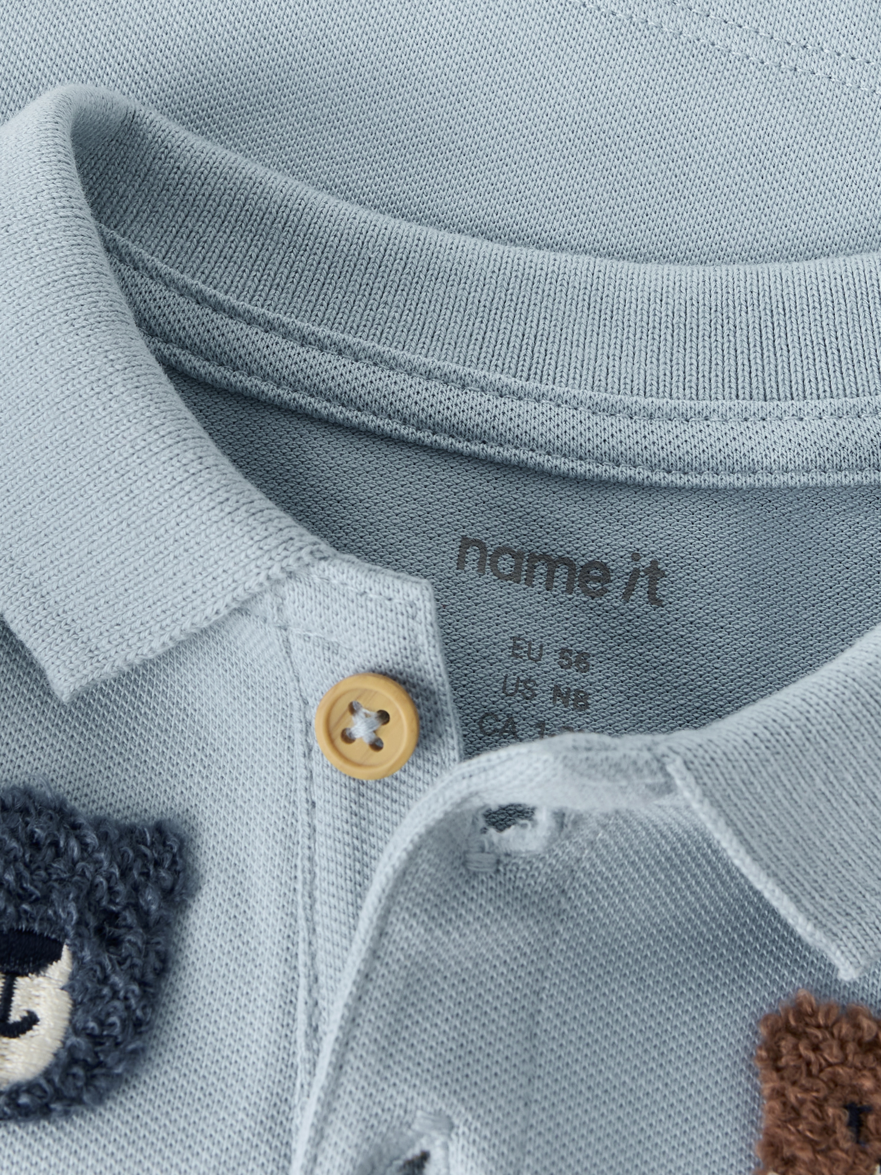 Name It Dieter polo t-skjorte, bluefog