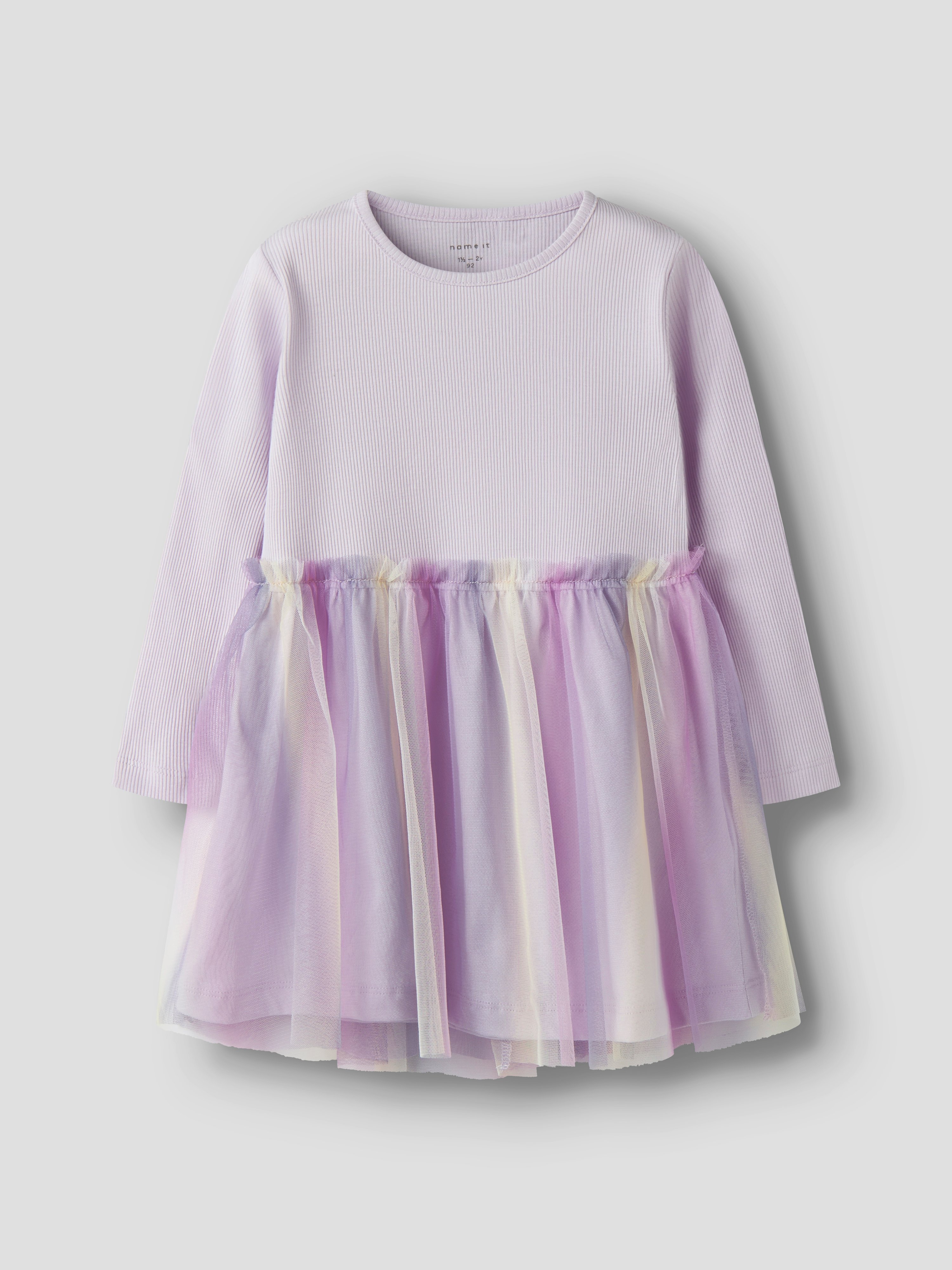 Name It Dotiana kjole Lilla - 11049148-Lavender F-92 cm - 1