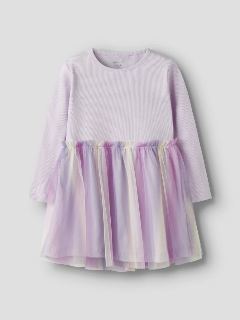 Name It Dotiana kjole Lilla - 11049148-Lavender F-92 cm - 1