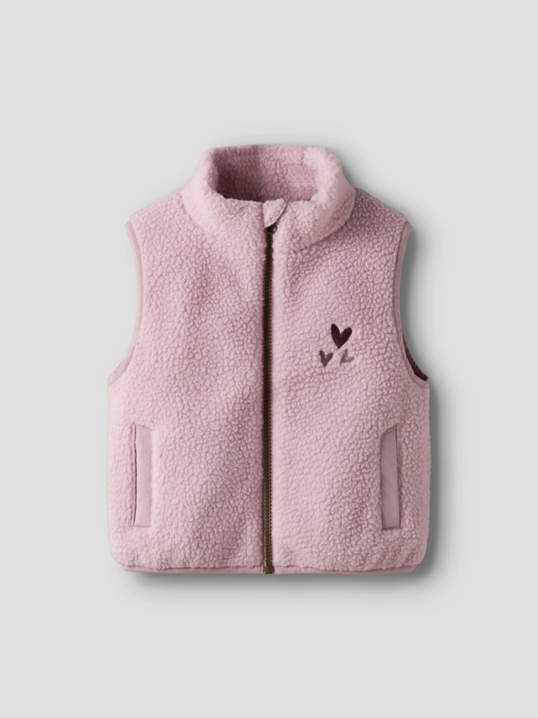 Name It Mall teddyvest Lilla - 11049169-Keepsake L-86 cm - 1
