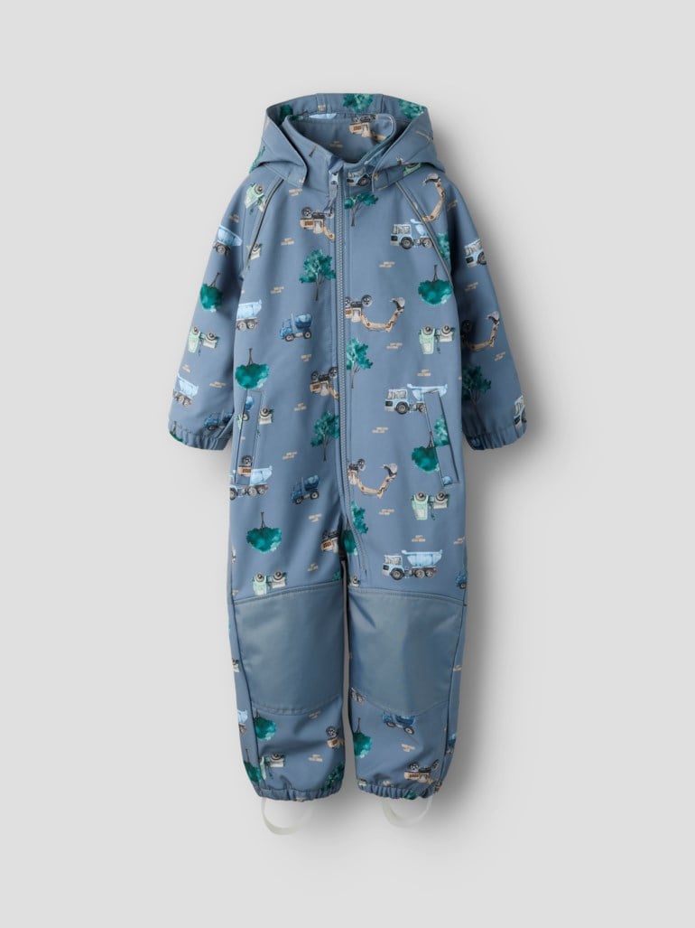 Name It Alfa08 softshelldress - Biler Blå - 11049170-FlintStone-80 cm - 1