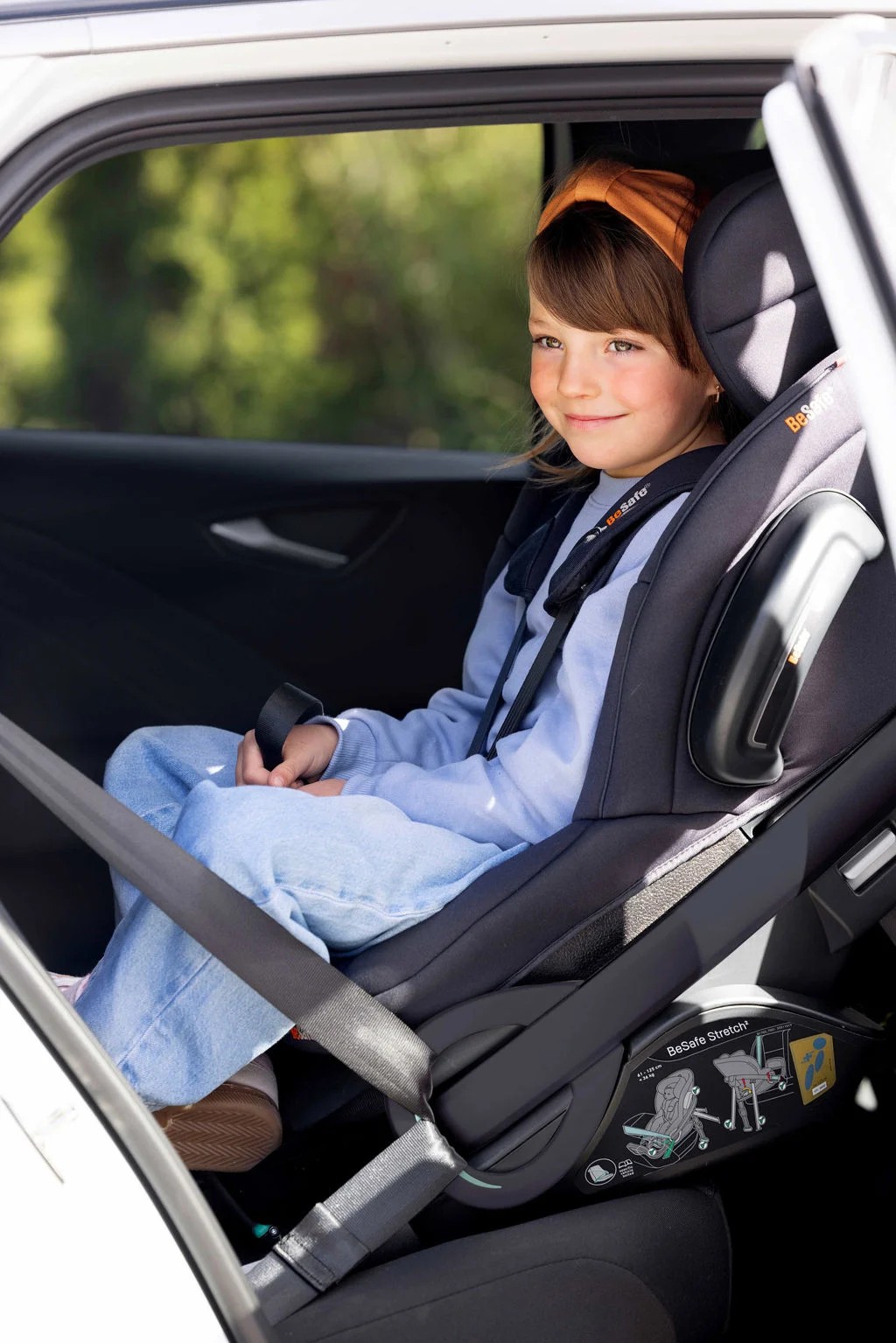BeSafe Stretch 2 Bakovervendt Bilstol, Black Soft Breeze