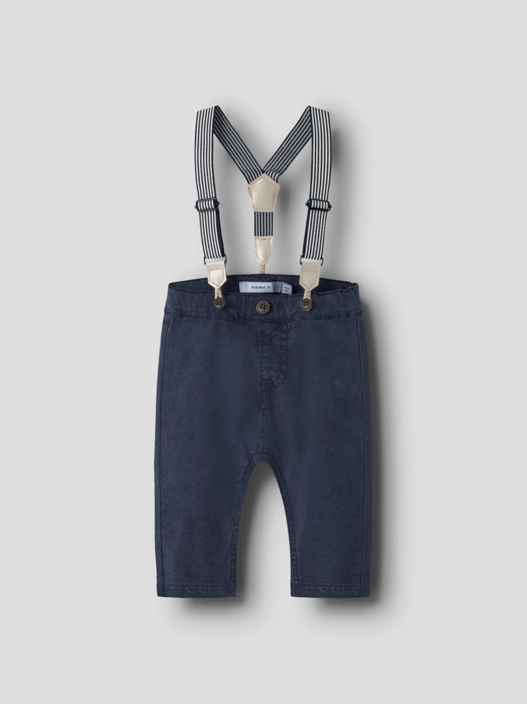 Name It Ben bukse m/seler Blå - 11049221-NavyBlazer-50 cm - 1