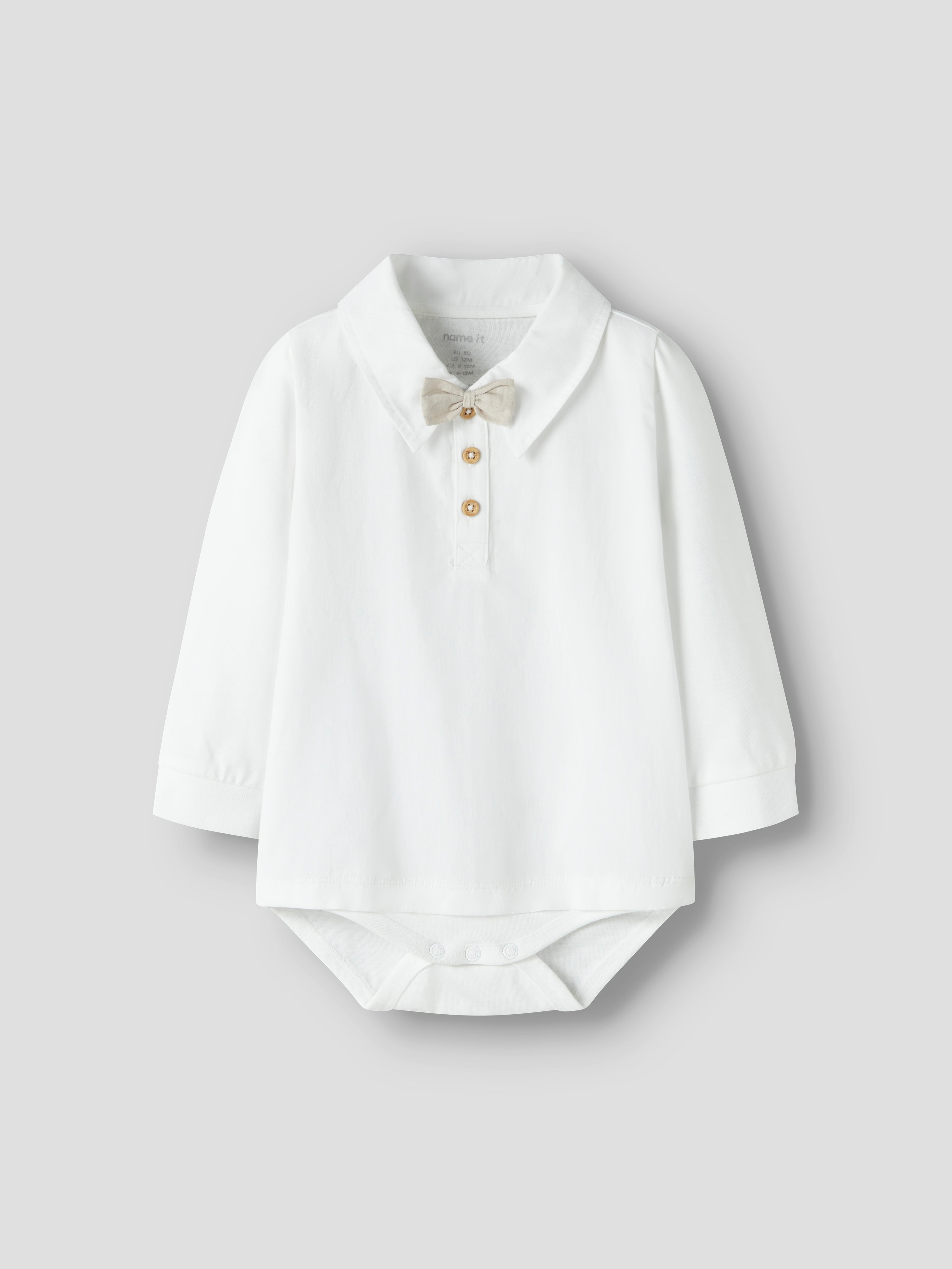 Name It Noller body Hvit - 11049237-BrightWhit-50 cm - 1