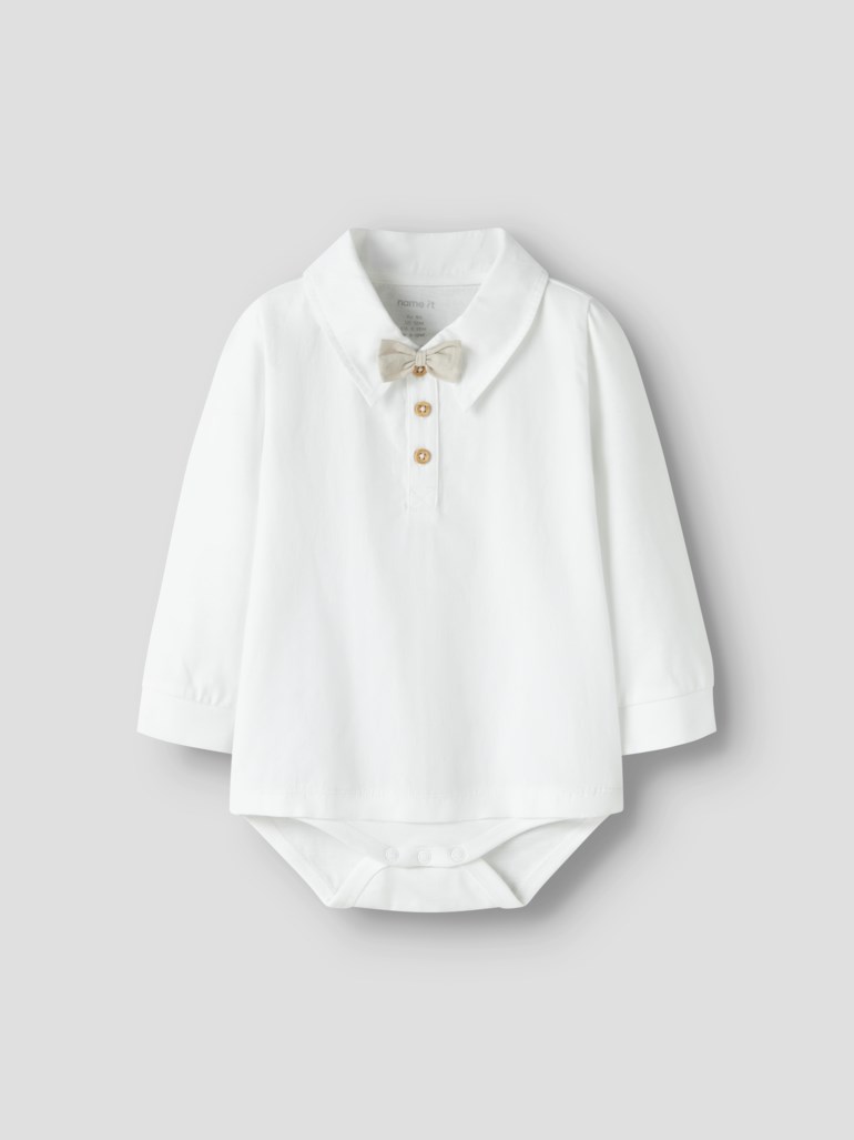 Name It Noller body Hvit - 11049237-BrightWhit-50 cm - 1