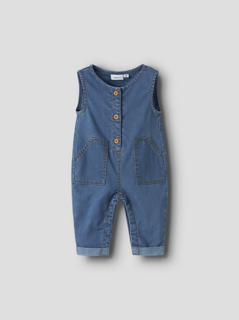Name It Eddie denimdress Blå - 11049241-MedBluDen-50 cm - 1