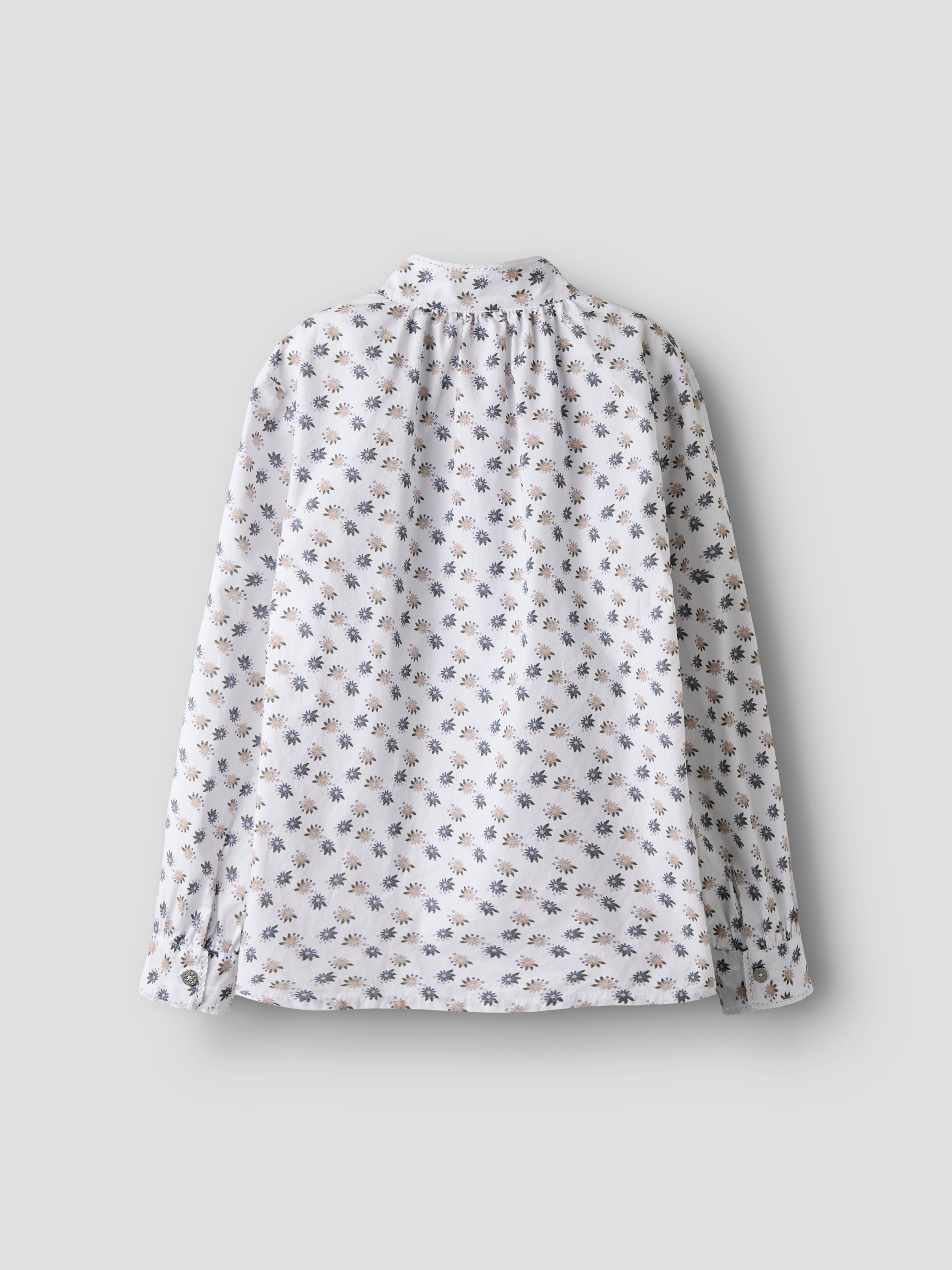 Name It Terina skjorte til festdrakt AOP, brightwhiteflowers