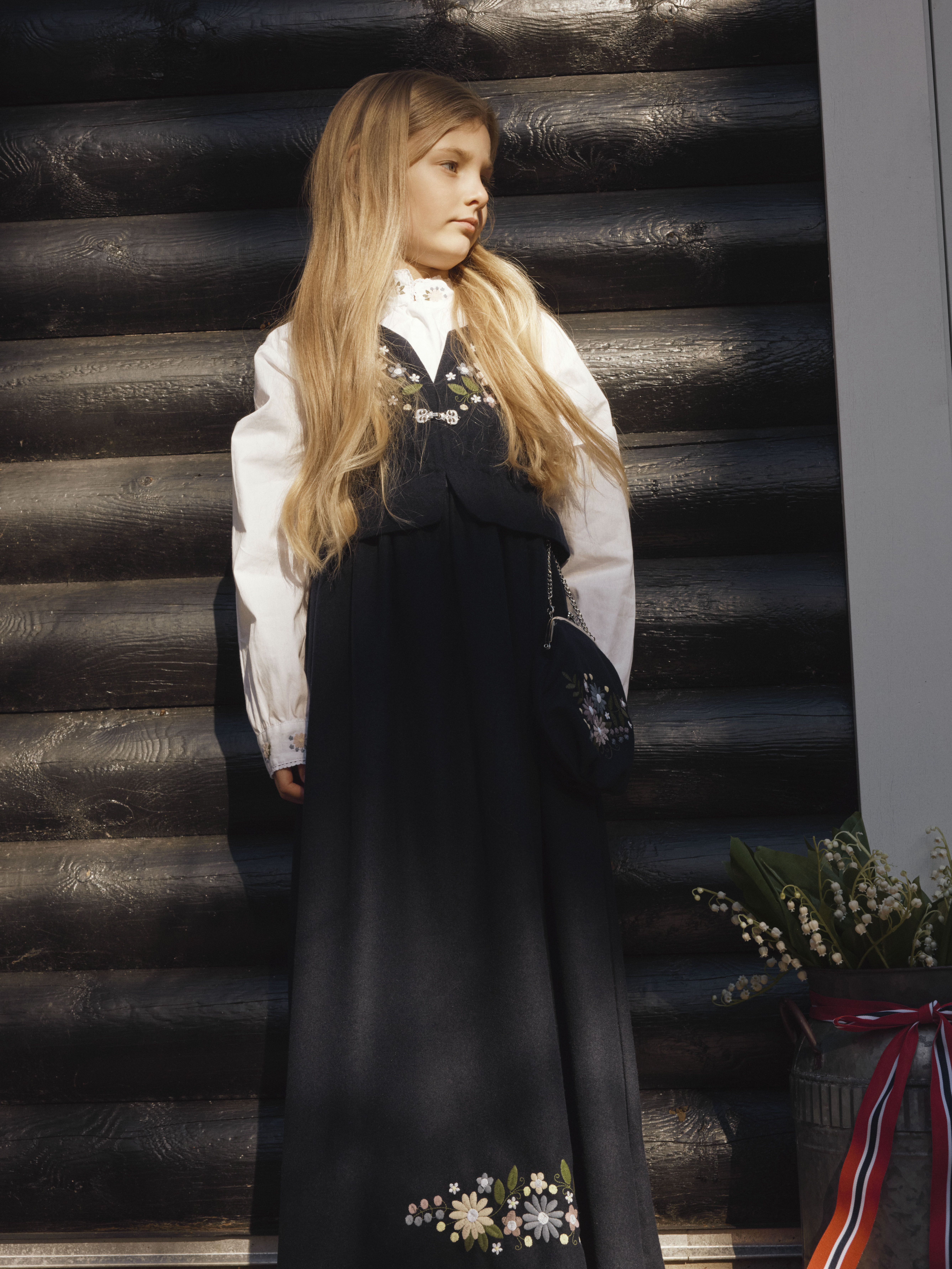 Name It Tena festdrakt Blå - 11049246-DarkSapphi-122 cm - 1