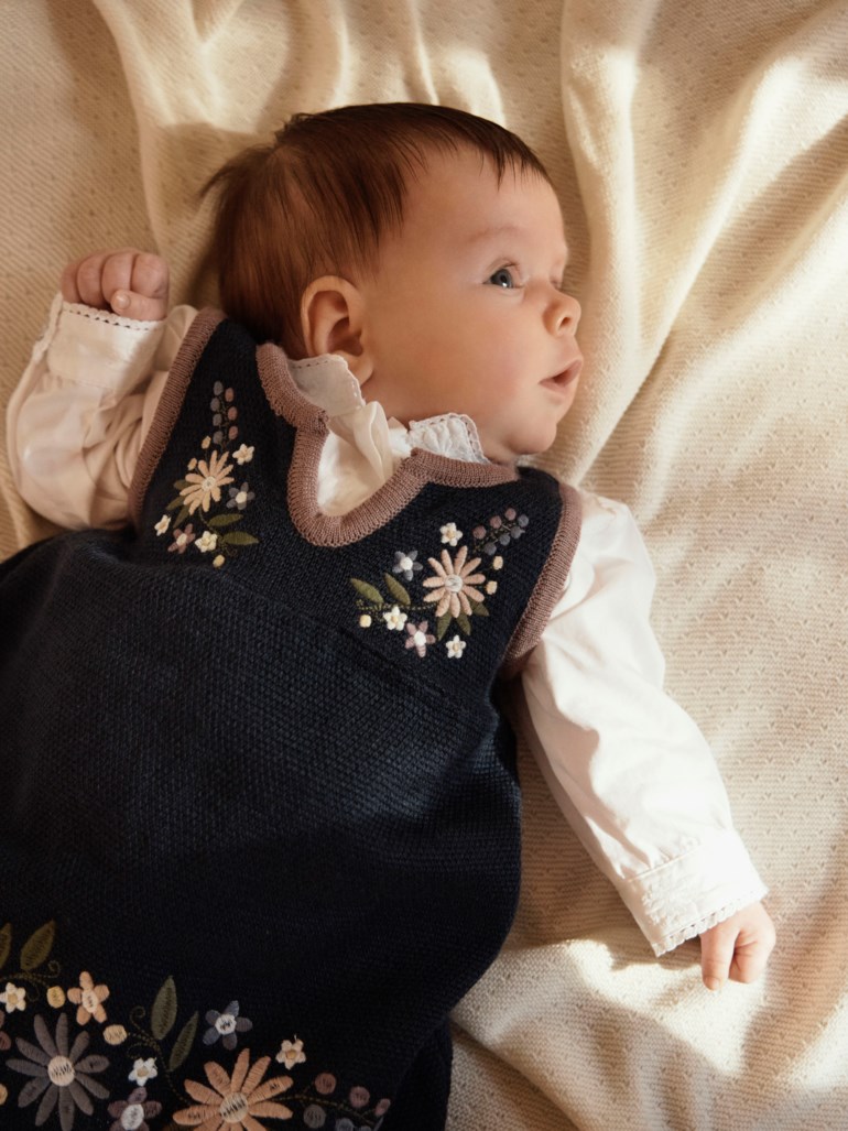 Name It Teen festdrakt liten jente Blå - 11049255-DarkSapphi-56 cm - 1