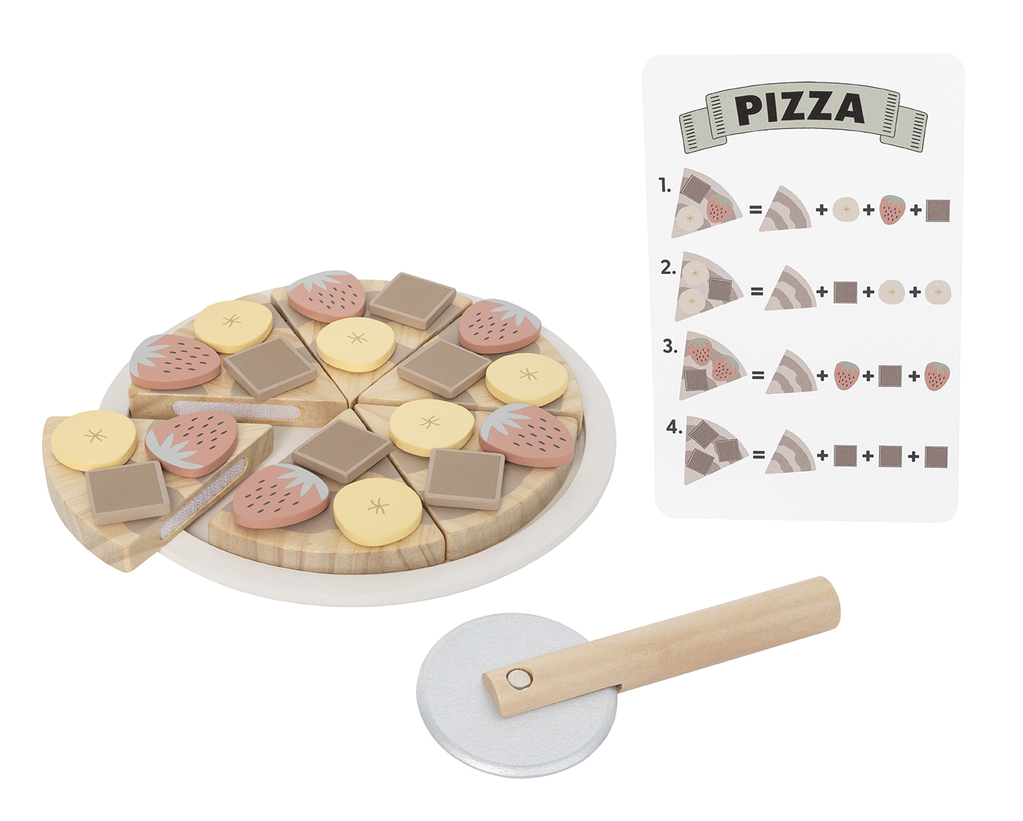 Dessertpizza, multicolor