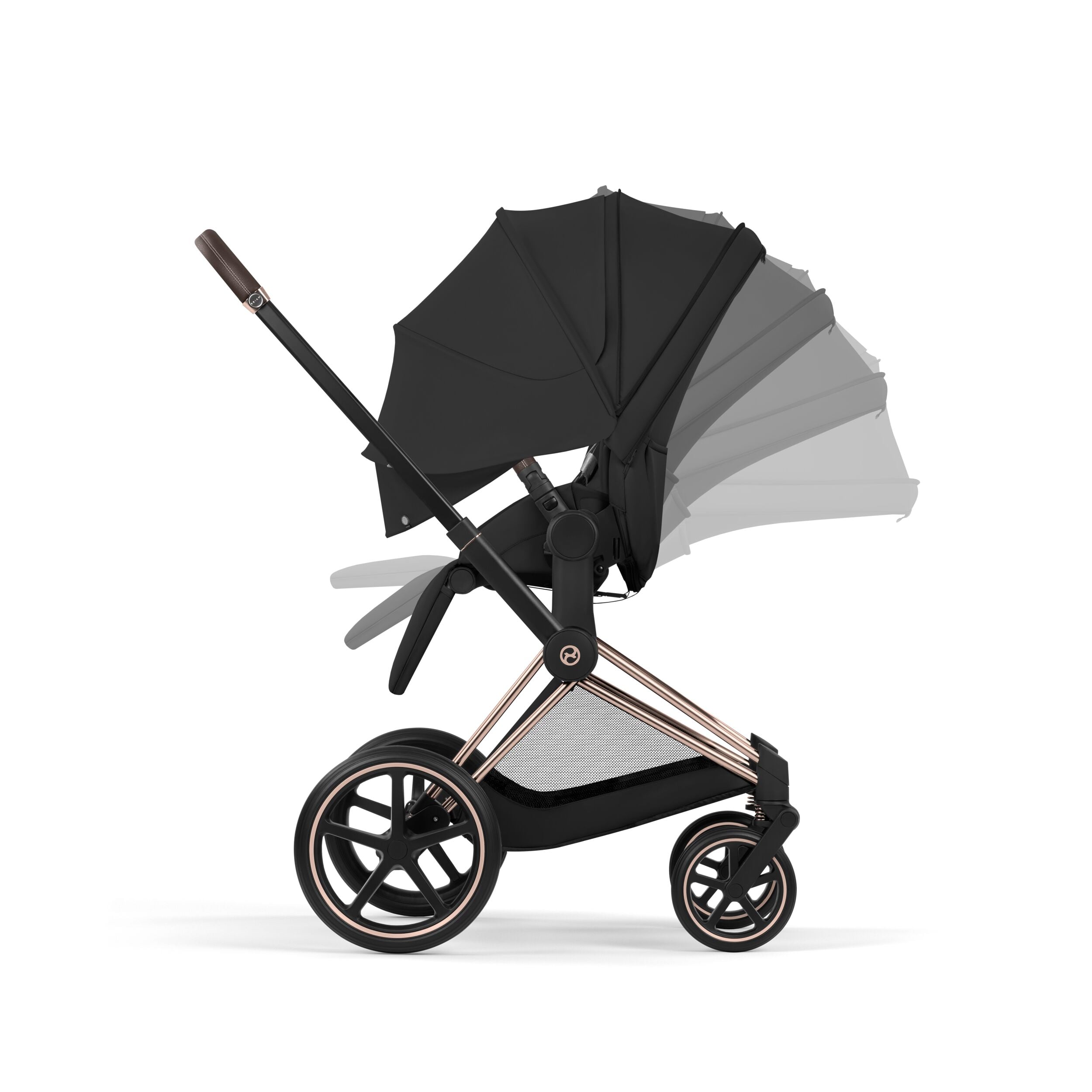Cybex Priam med Fold Lux liggedel (2026), sepiablack