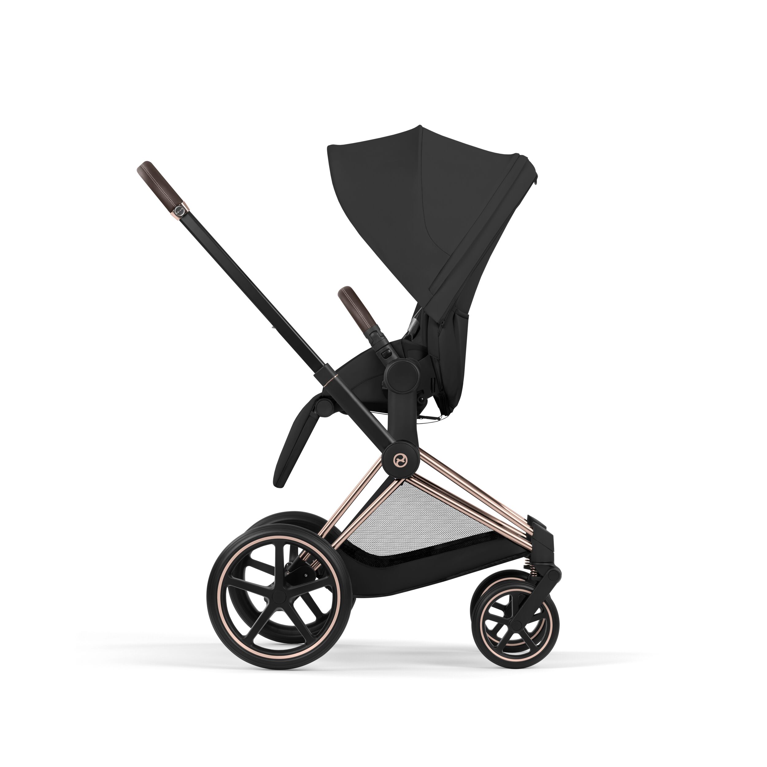 Cybex Priam med Fold Lux liggedel (2026), sepiablack