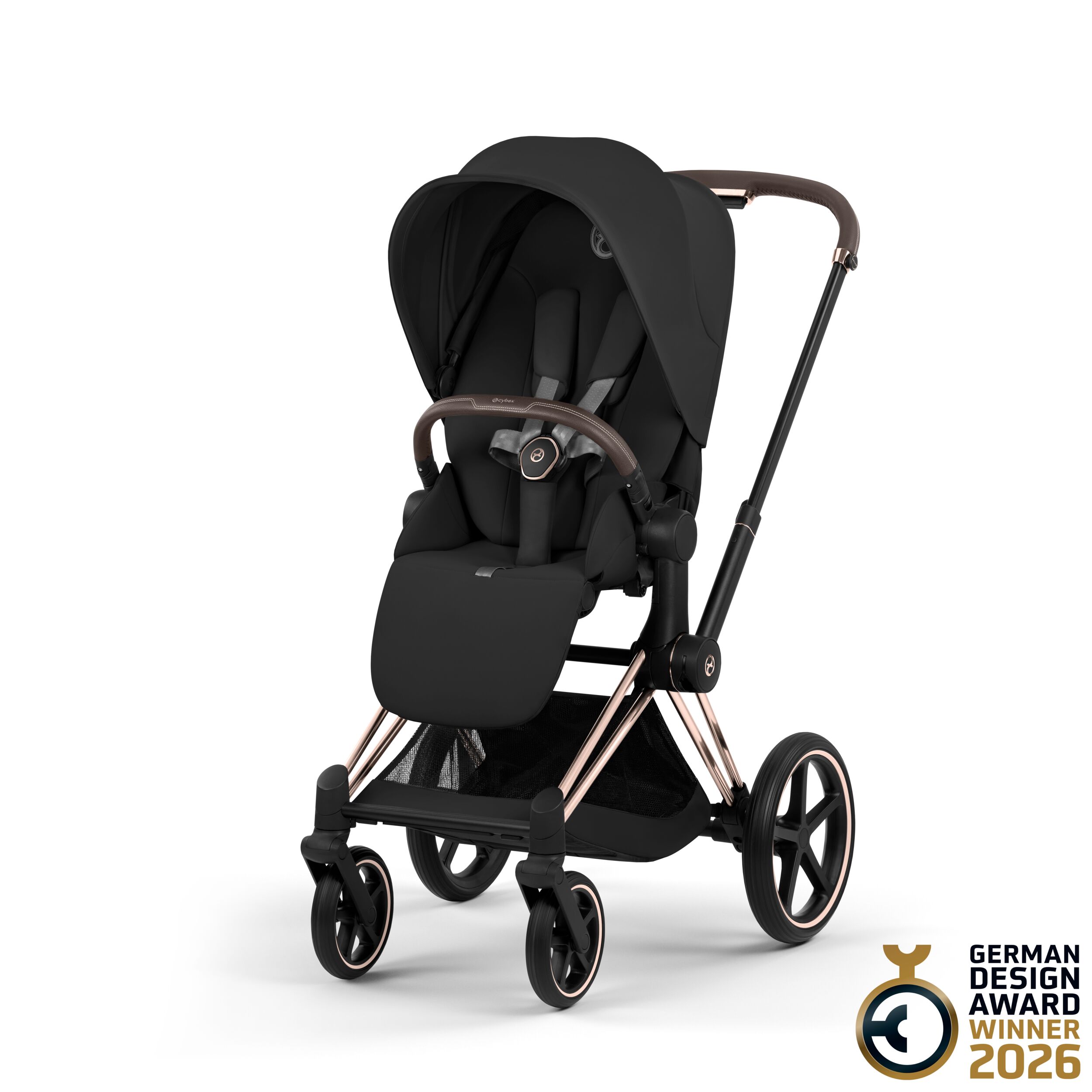 Cybex Priam med Fold Lux liggedel (2026), sepiablack