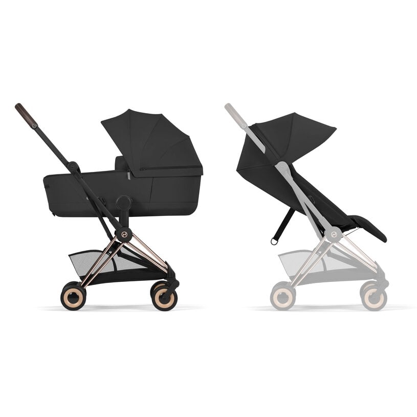 Coya Rosegold med brettbar liggedel (2026)