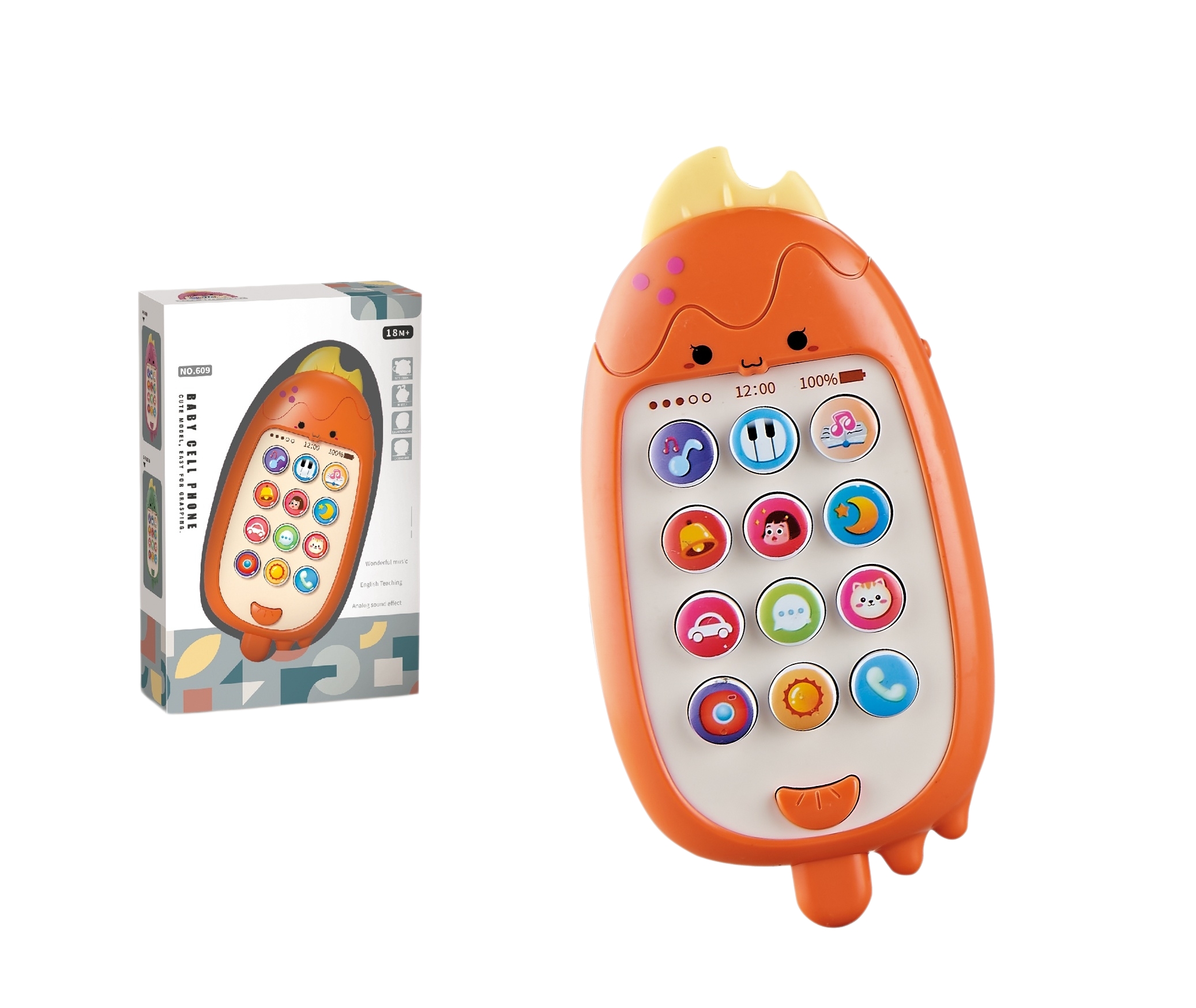 Leketelefon, orange