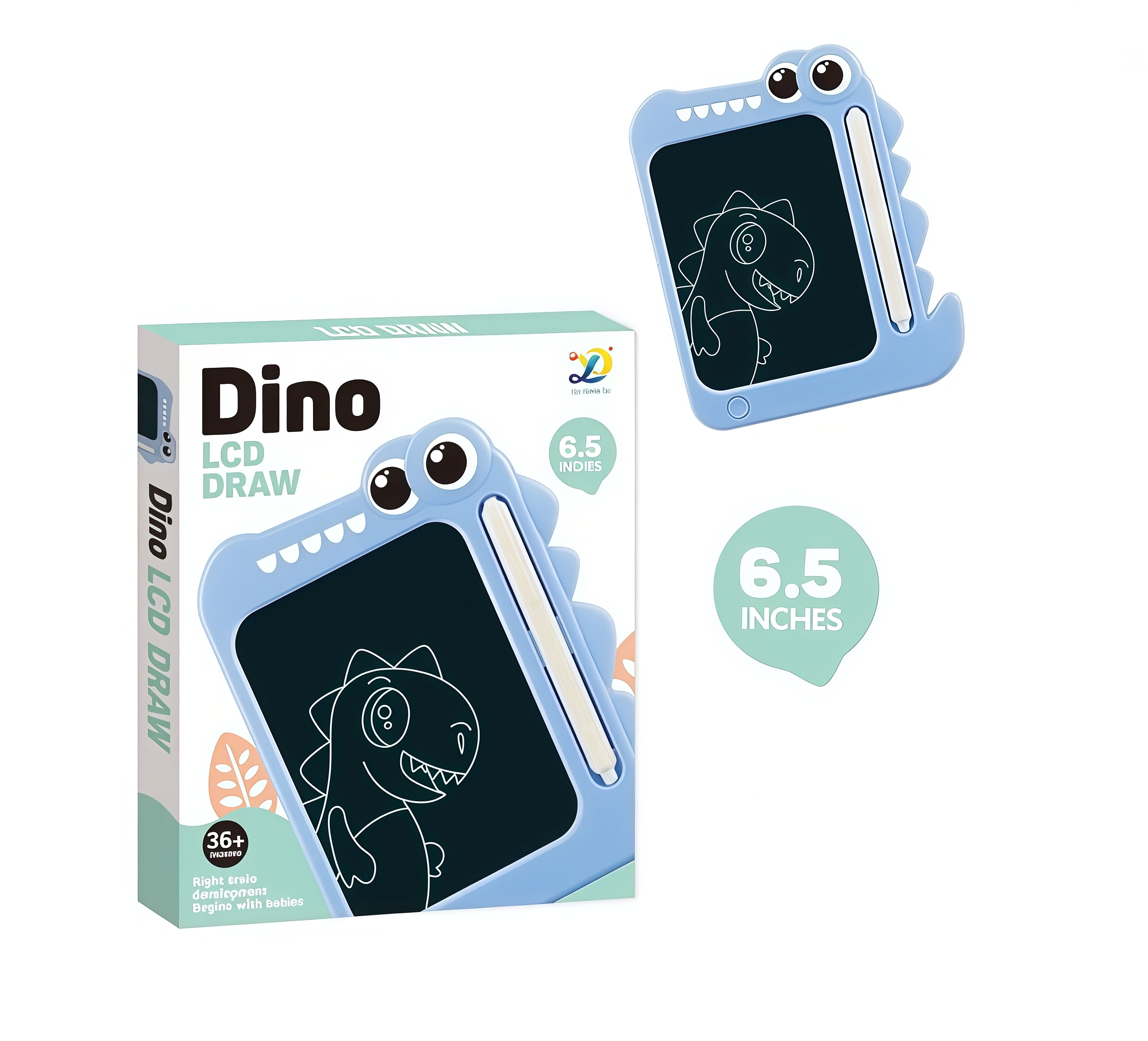 LCD-tegnebrett Dino, blue
