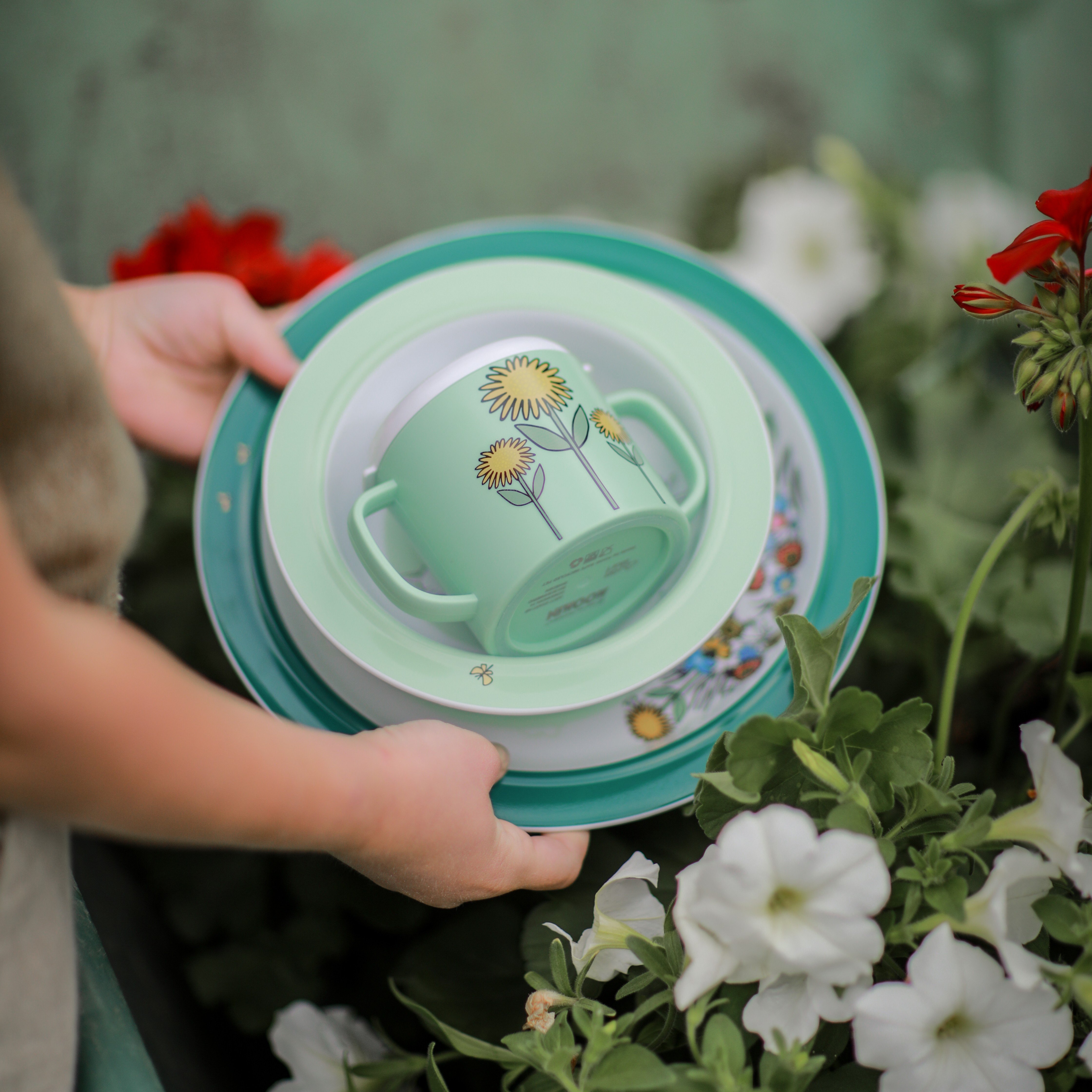 Mummitrollet Eng Barneservise 3 Deler
