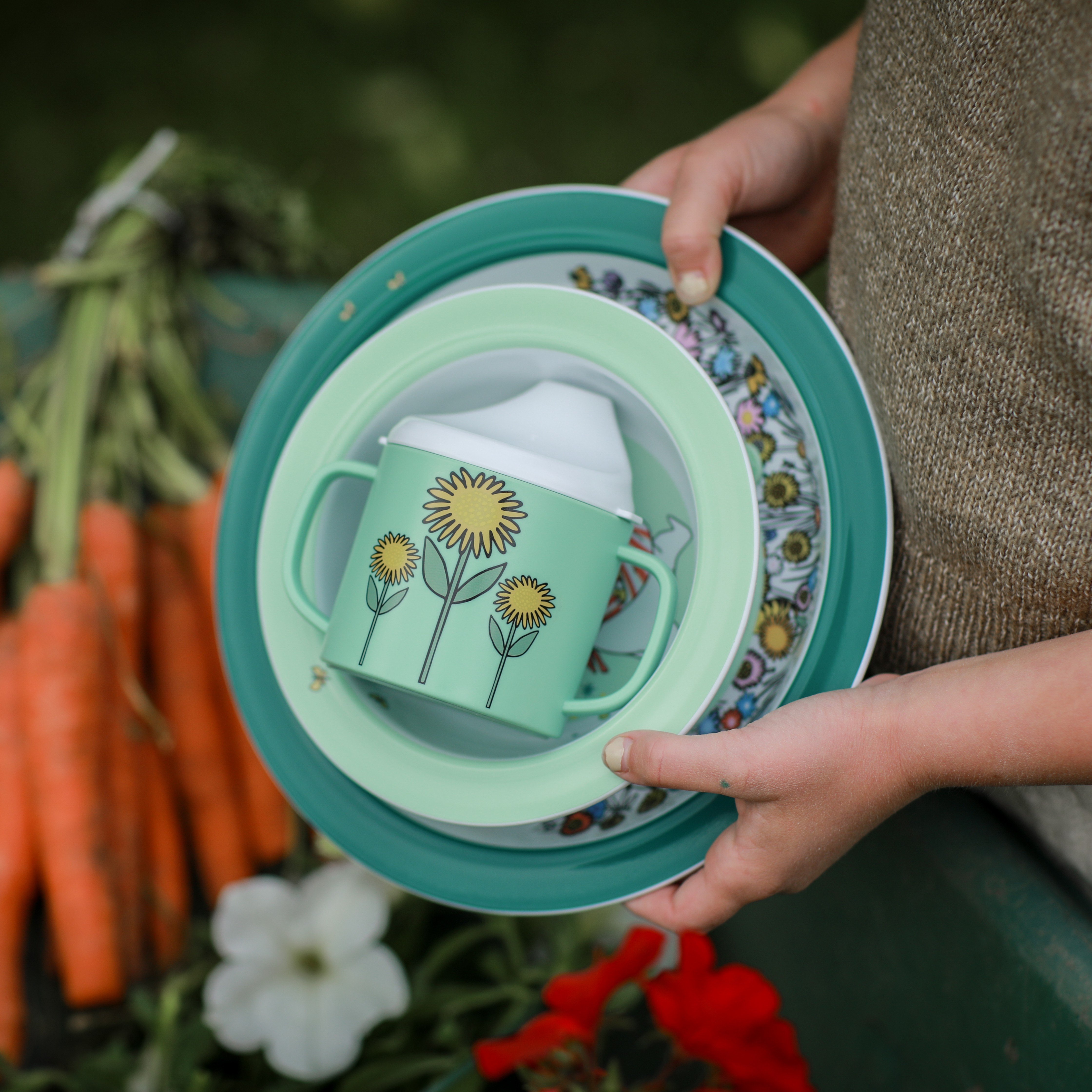 Mummitrollet Eng Barneservise 3 Deler
