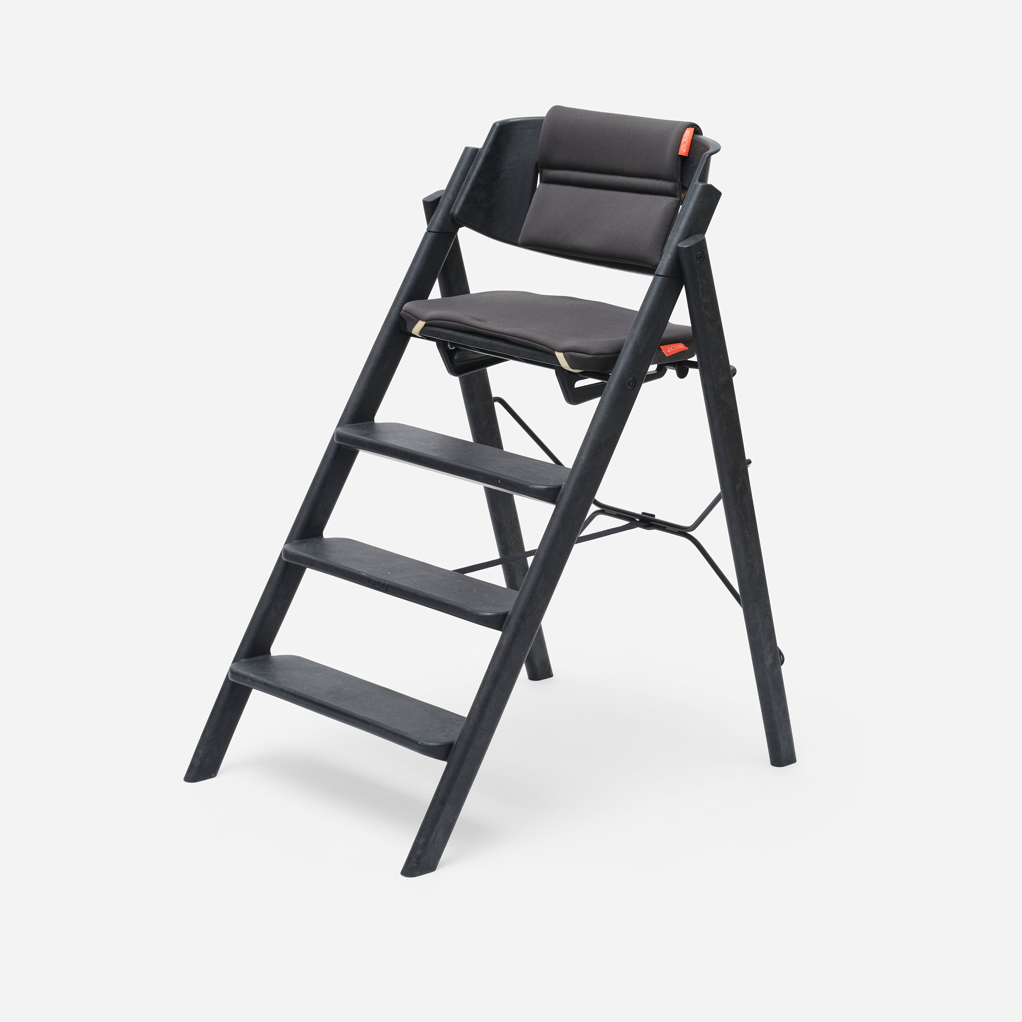 KAOS Klapp Jr. Sele & Putesett, Charcoal Black