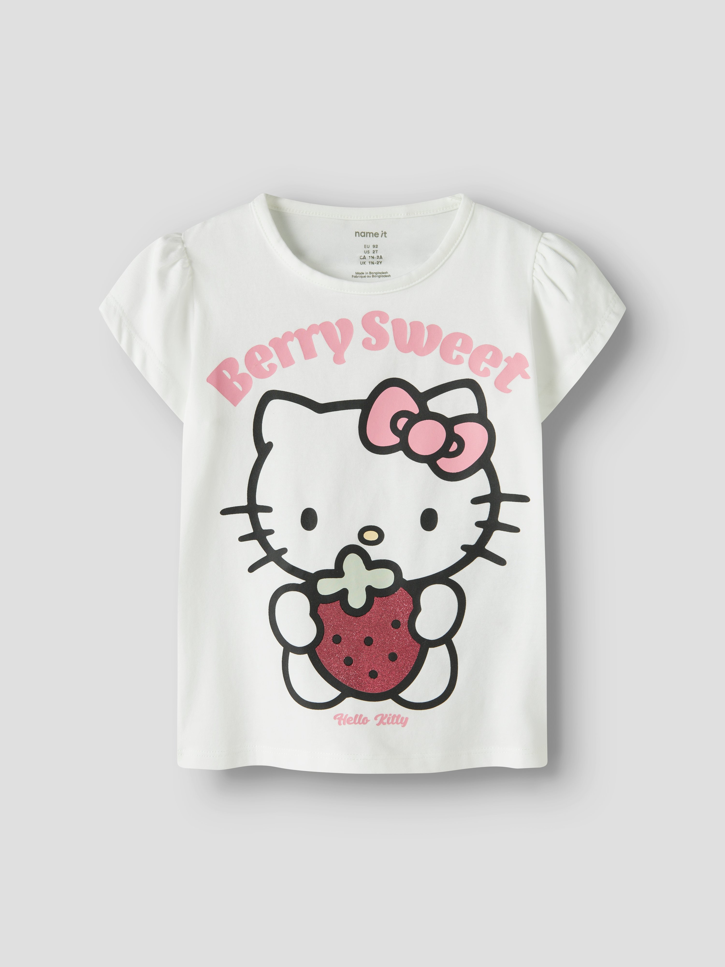 Name It Asda Hello Kitty t-skjorte Hvit - 11049692-BrightWhit-92 cm - 1