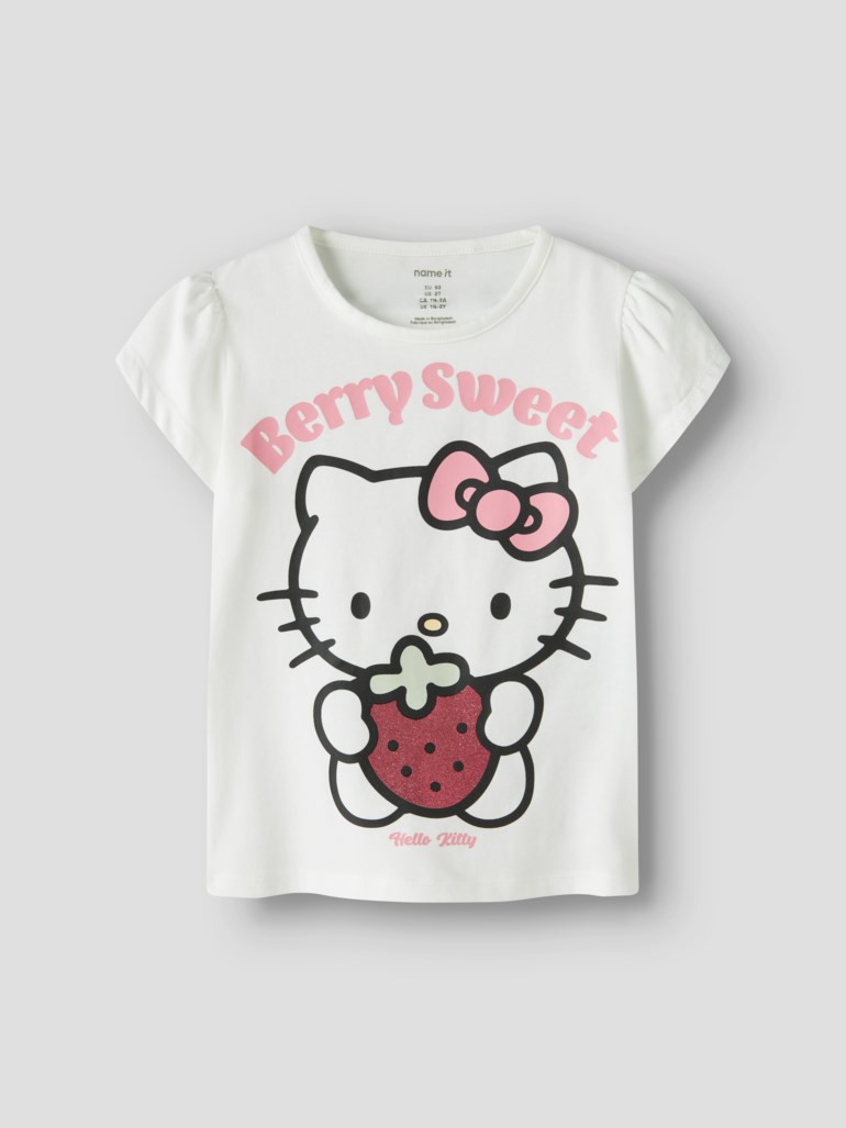 Name It Asda Hello Kitty t-skjorte Hvit - 11049692-BrightWhit-92 cm - 1
