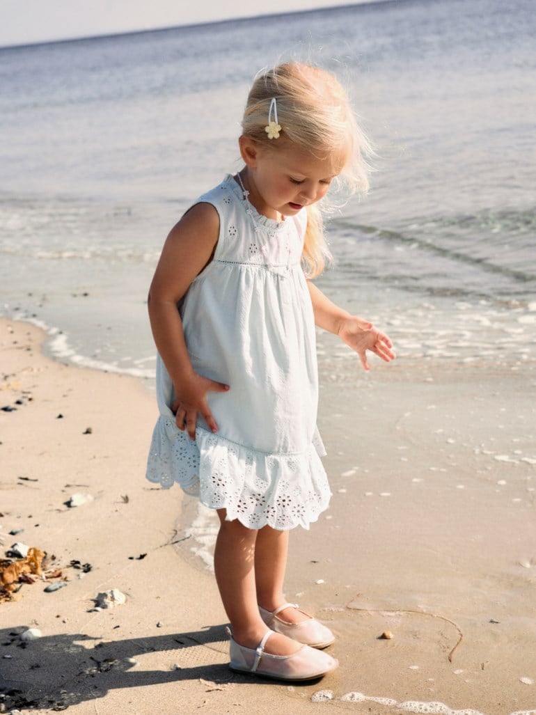 Name It Halcyon kjole Grønn - 11049701-Pale Aqua-98 cm - 1