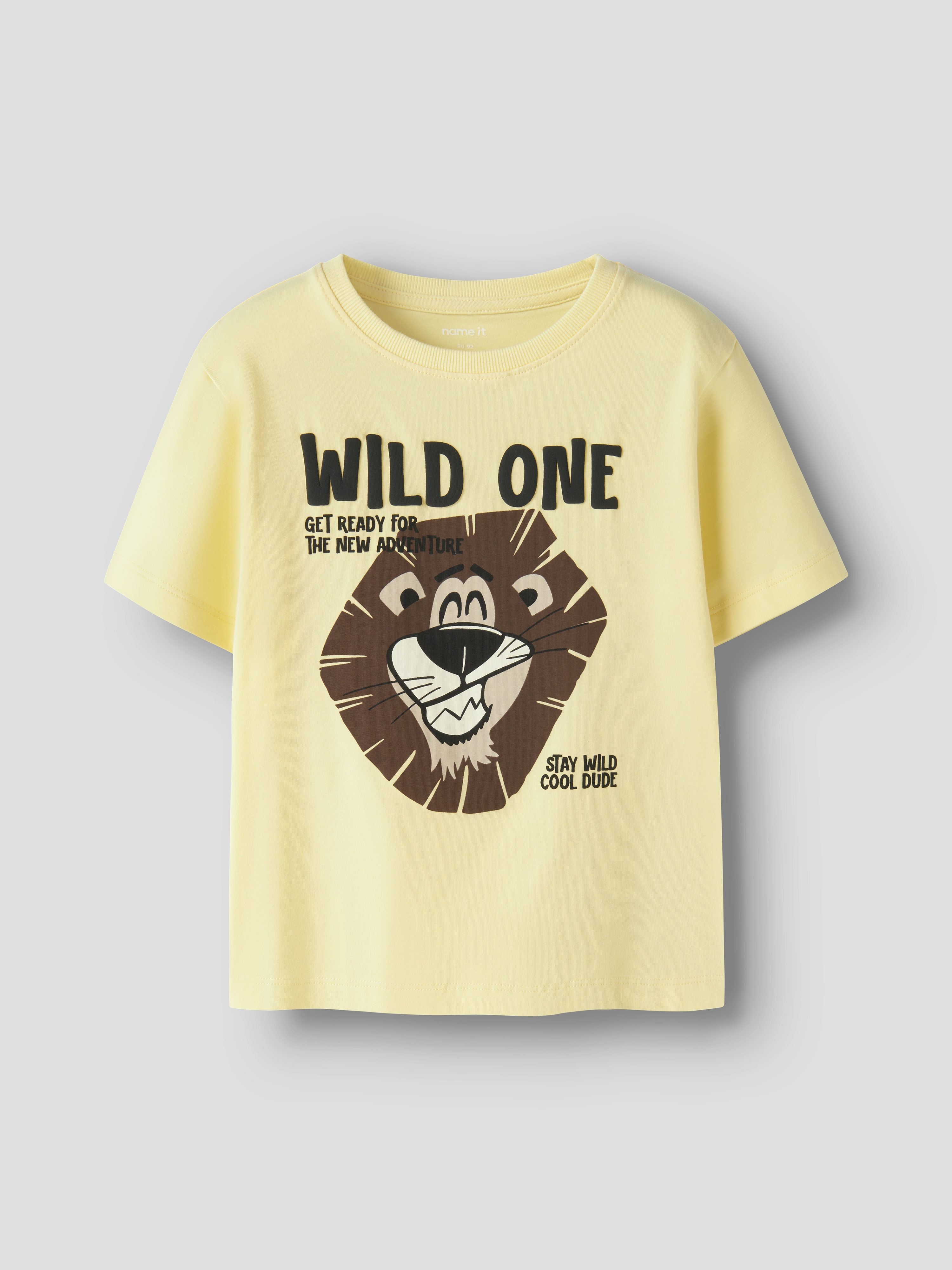 Name It Harly t-skjorte Gul - 11049702-DoubleCrea-92 cm - 1