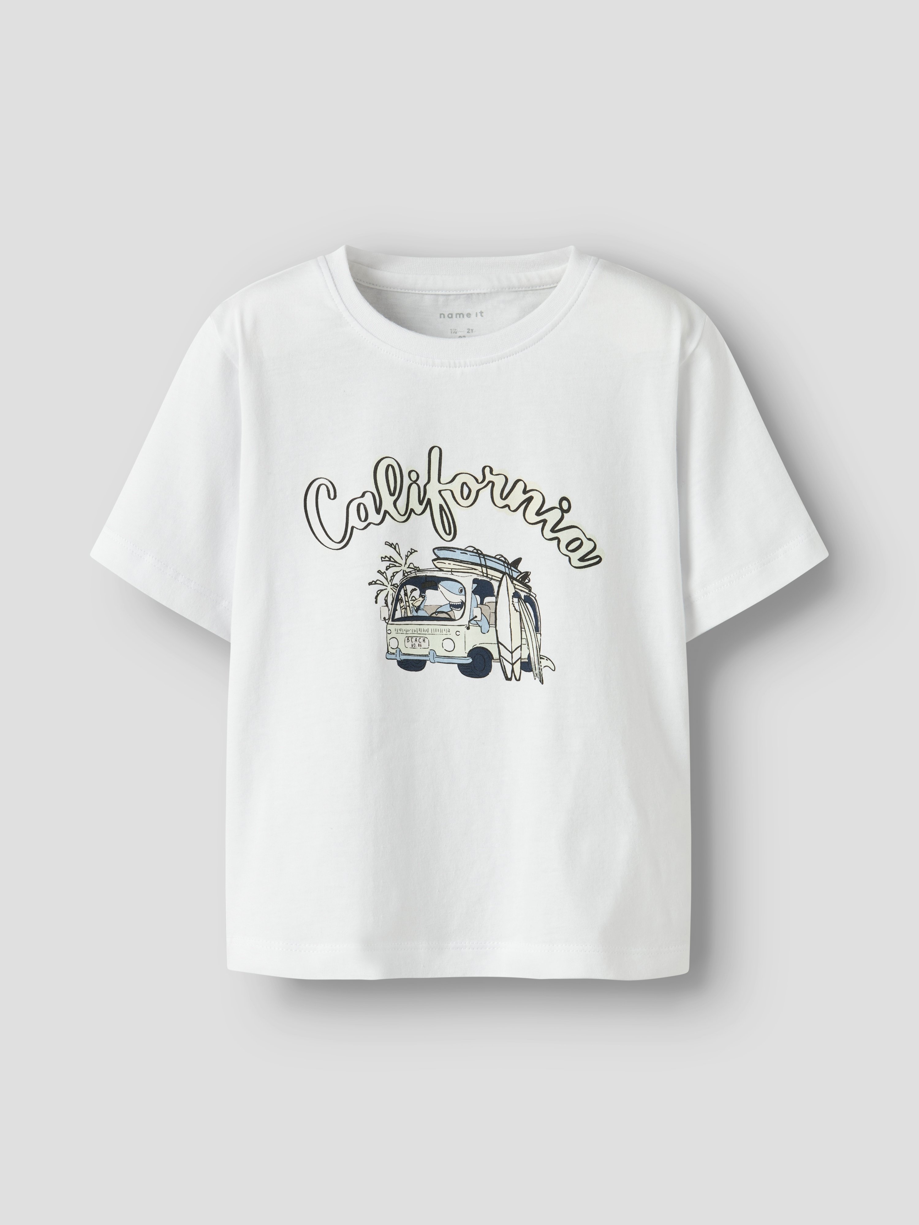 Name It Filz t-skjorte Hvit - 11049715-BrightWhit-116 cm - 1