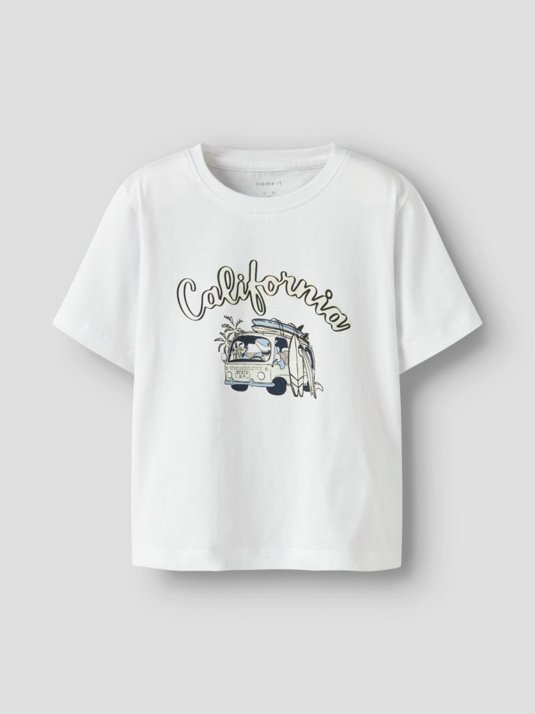 Name It Filz t-skjorte Hvit - 11049715-BrightWhit-116 cm - 1