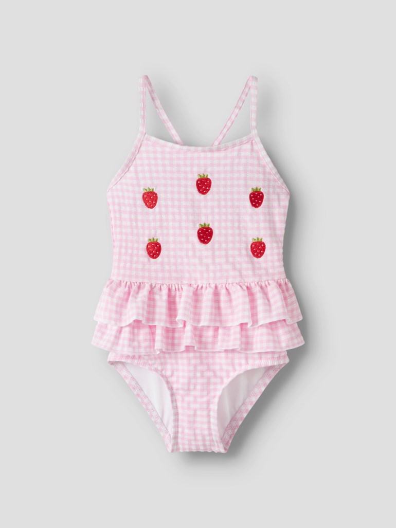 Name It Zammer badedrakt Rosa - 11049718-CottonCand-86-92 cm - 1