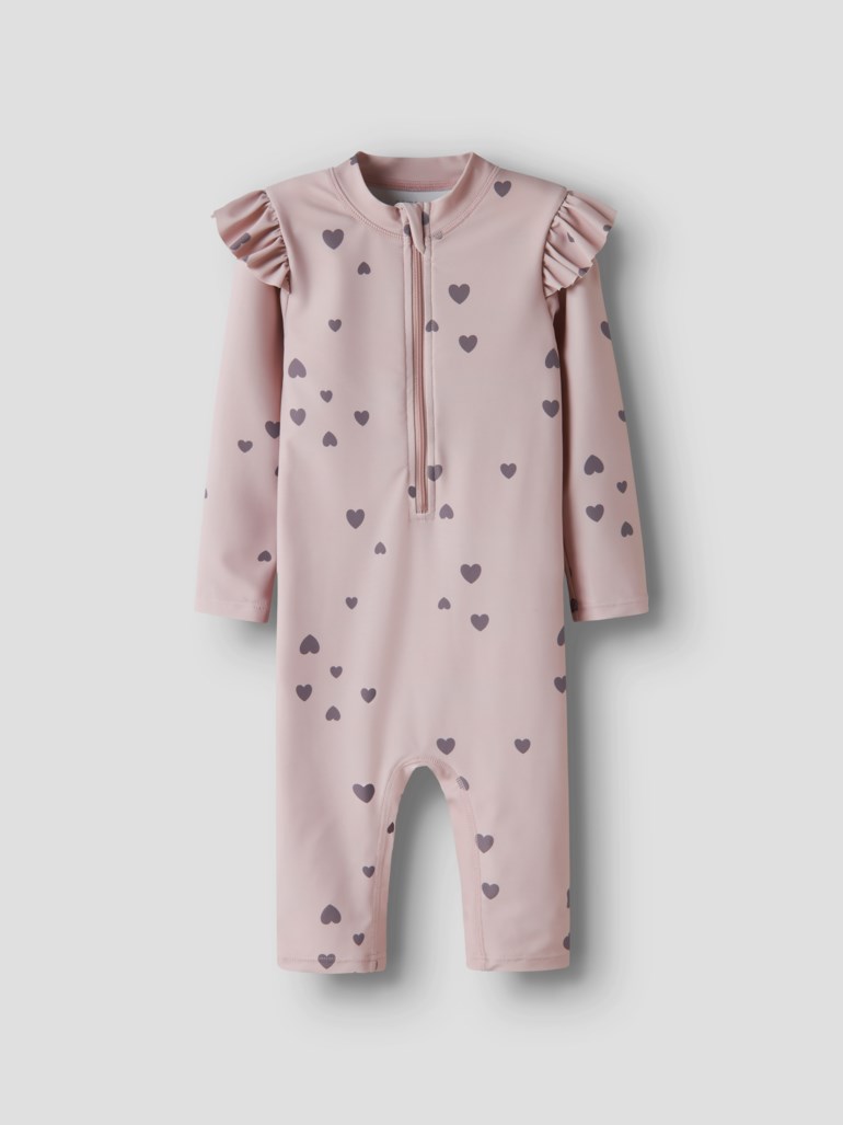 Name It Zippa UV badedrakt Lilla - 11049720-BurnishedL-74 cm - 1