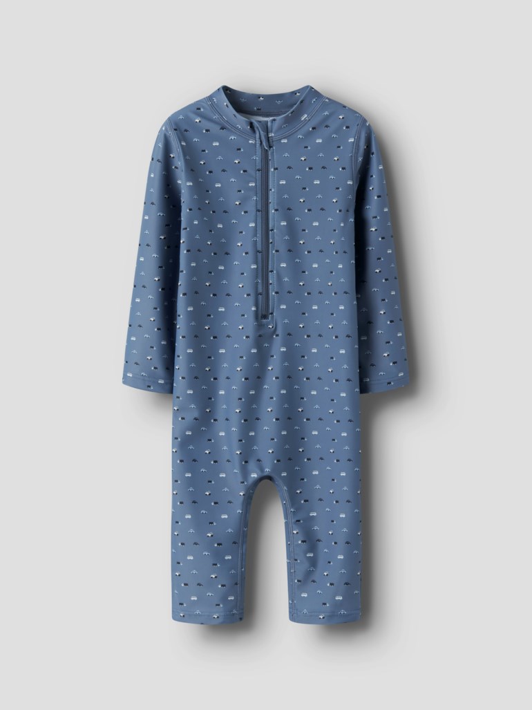 Name It Zippo UV badedrakt Blå - 11049721-vintagein-74 cm - 1