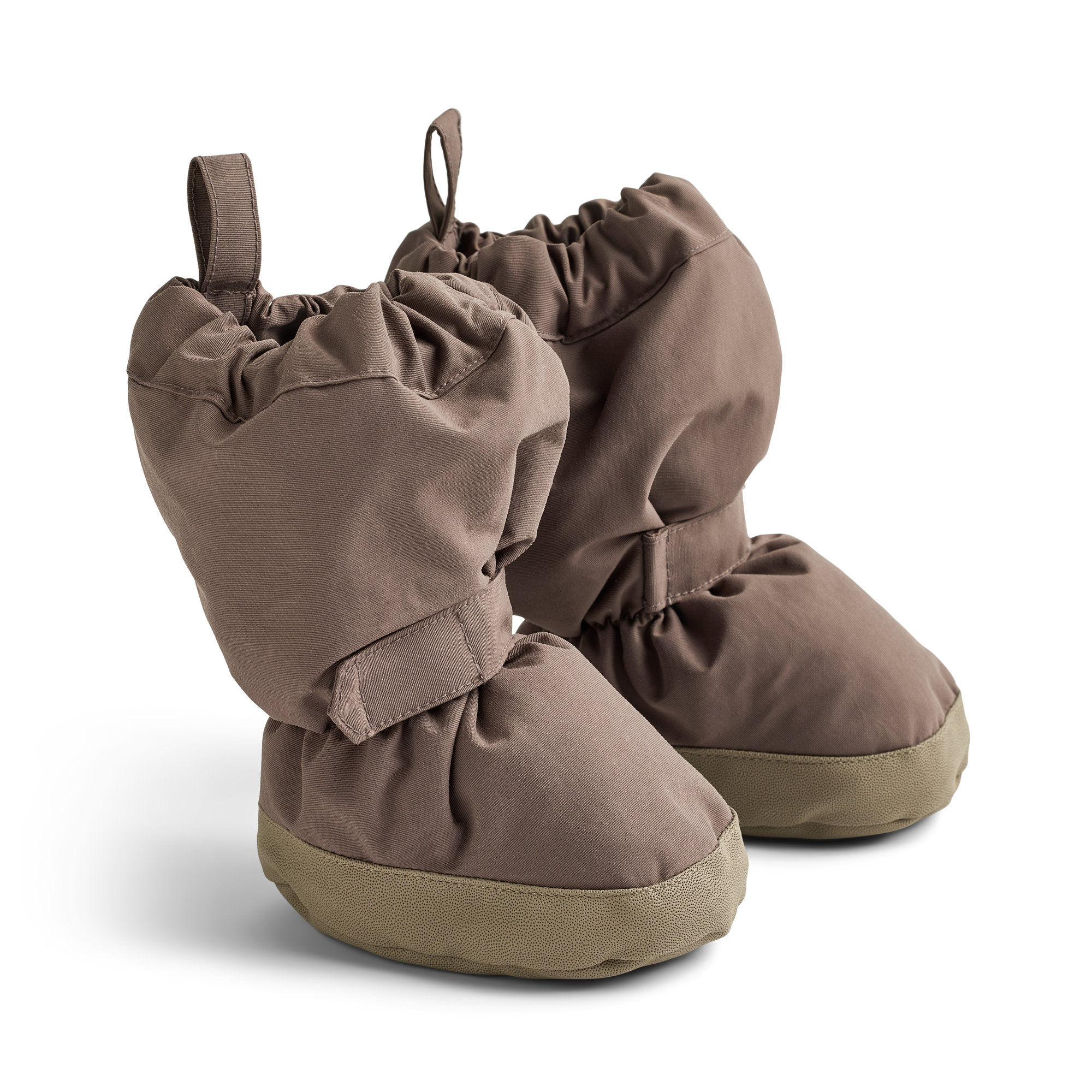 Wheat booties Brun - 11049740-PlumTruffl-12-24 mnd - 1