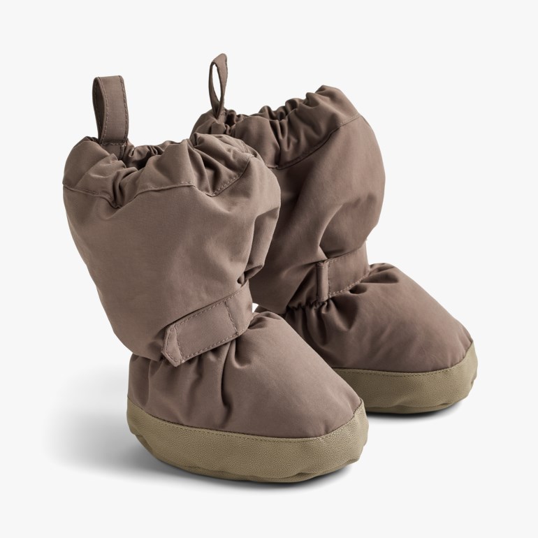 Wheat booties Brun - 11049740-PlumTruffl-12-24 mnd - 1