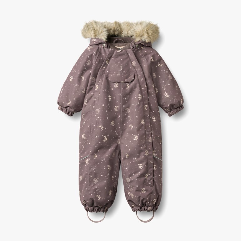 Wheat Nickie vinterdress Brun - 11049744-PlumTruffl-74 cm - 1
