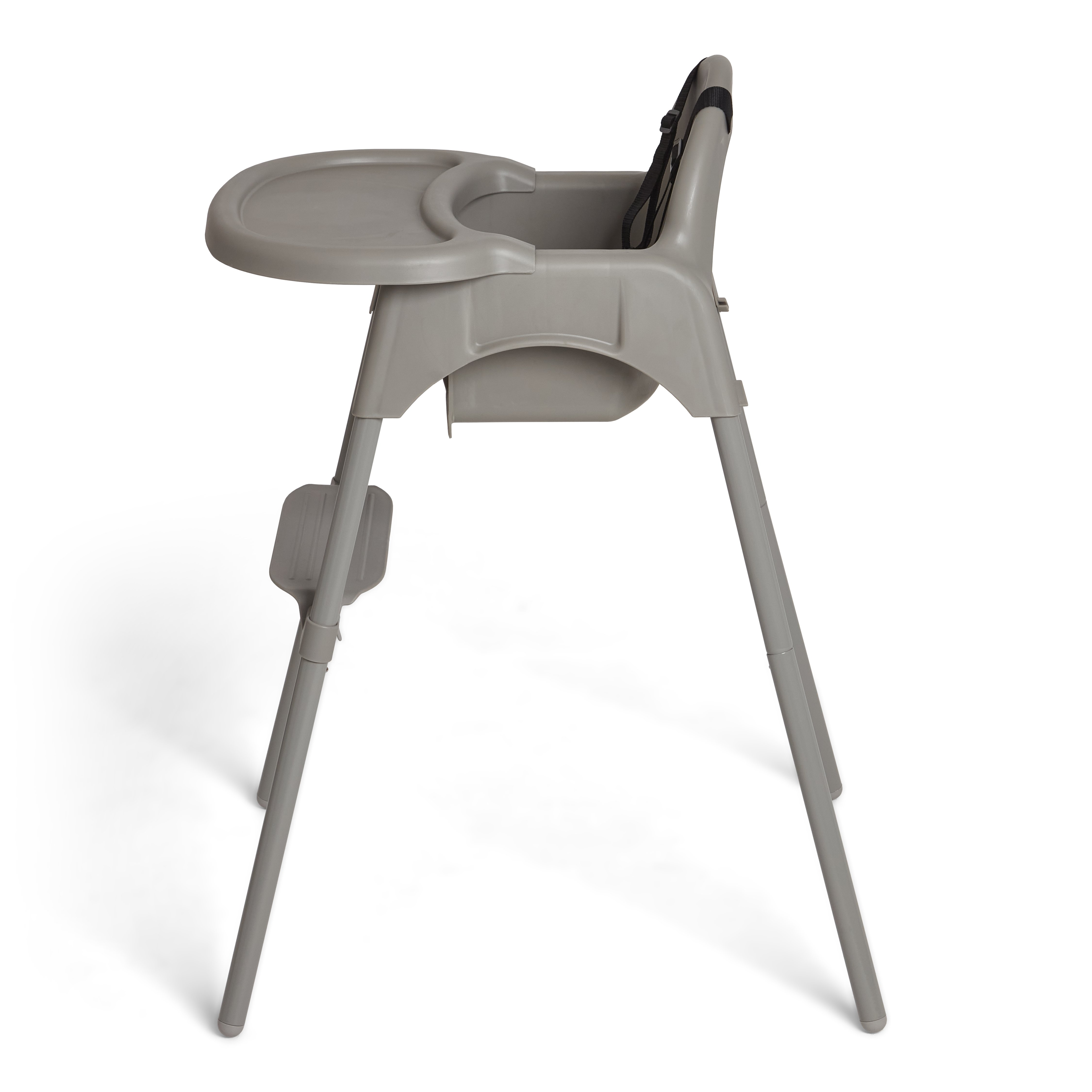 Rollo matstol inkl matbrett, grey