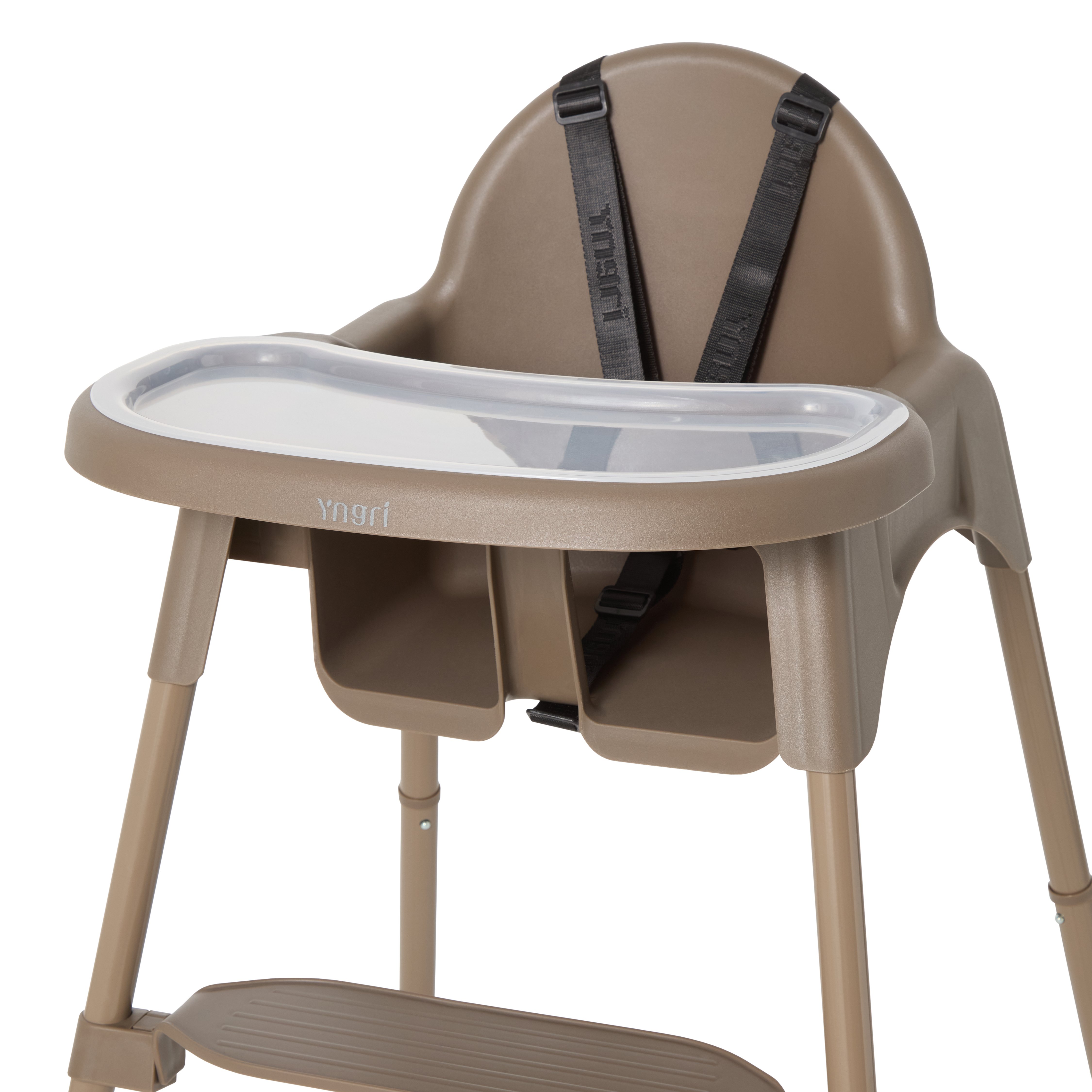 Rollo matstol inkl matbrett, walnut