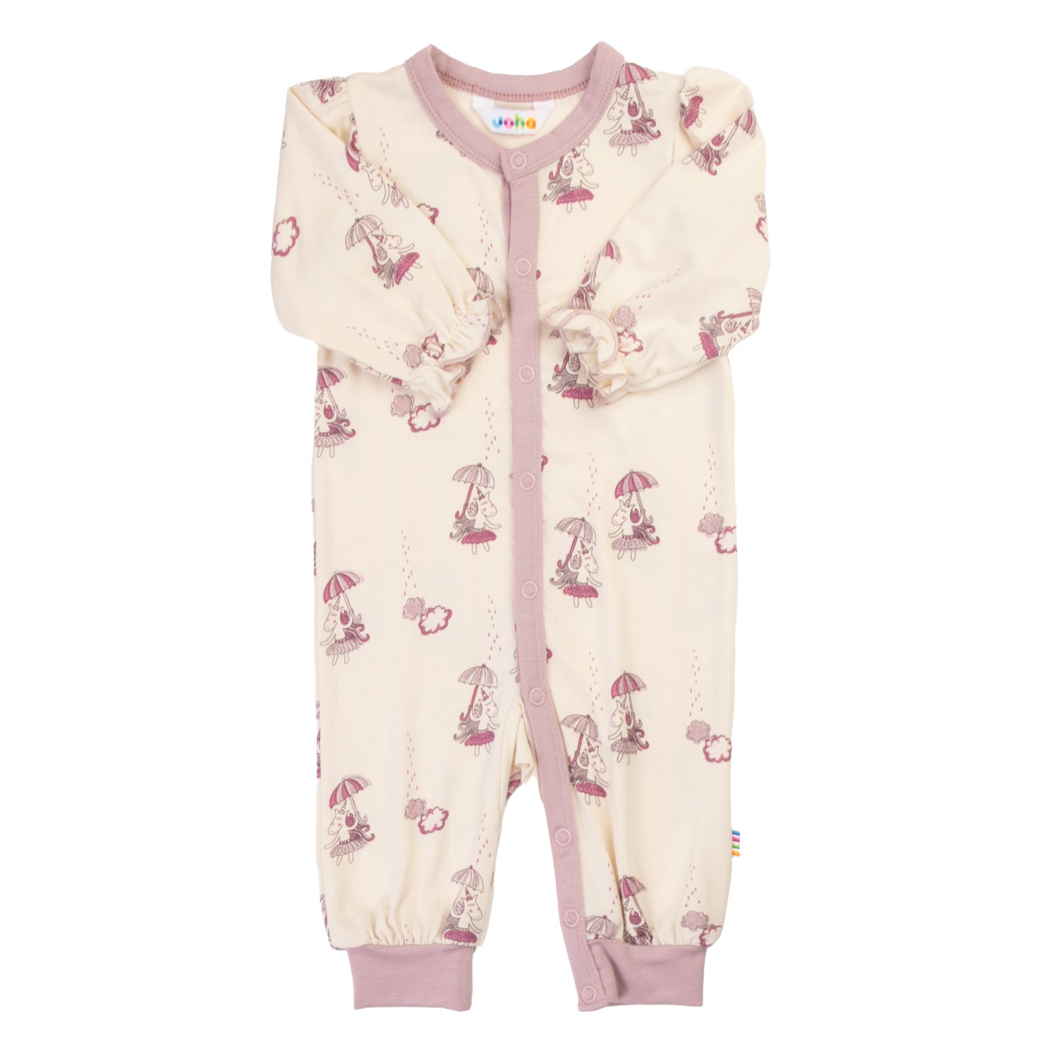 Joha pysjamasdress i bambus, cream