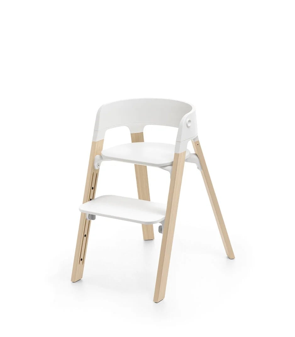Stokke Steps Matstol, White Natural