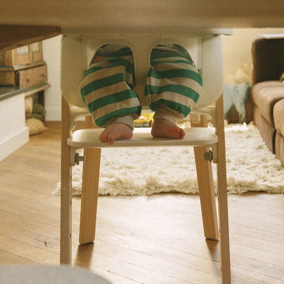 Stokke Steps Matstol, White Natural