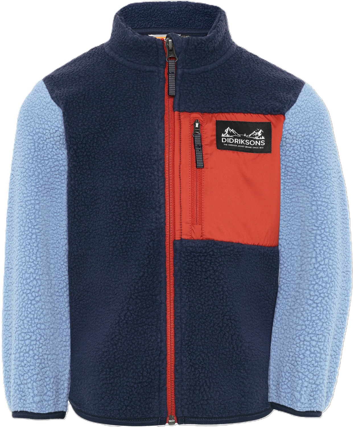Didriksons Anten fleecejakke, winterblue