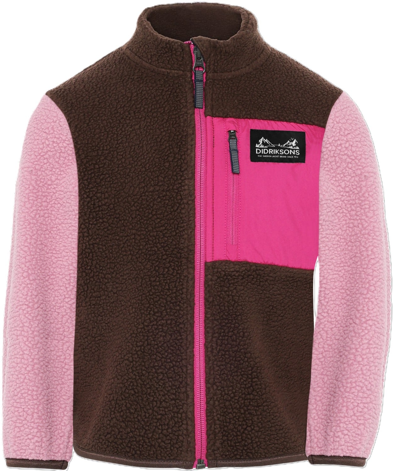 Didriksons Anten fleecejakke, oysterpink