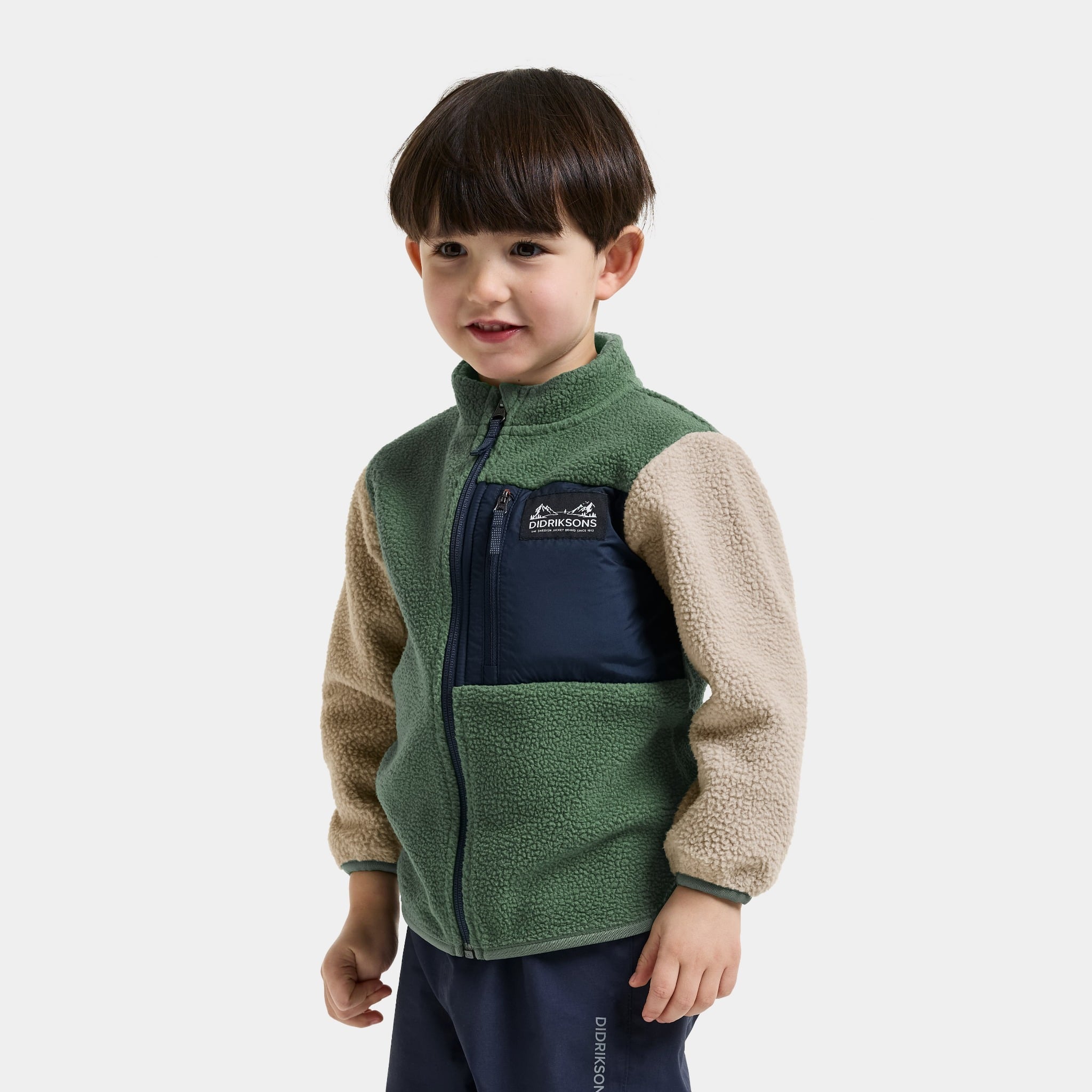 Didriksons Anten fleecejakke, beachbeige