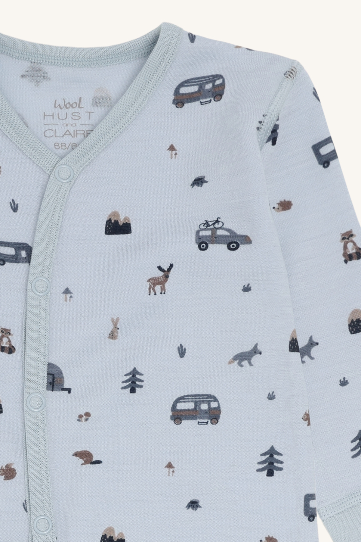 Hust & Claire Mobi ulldress - Camp, babyblue