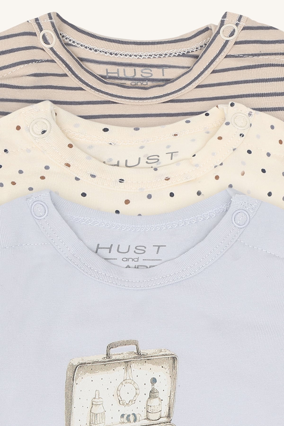 Hust & Claire Base 3pk body, abitblue